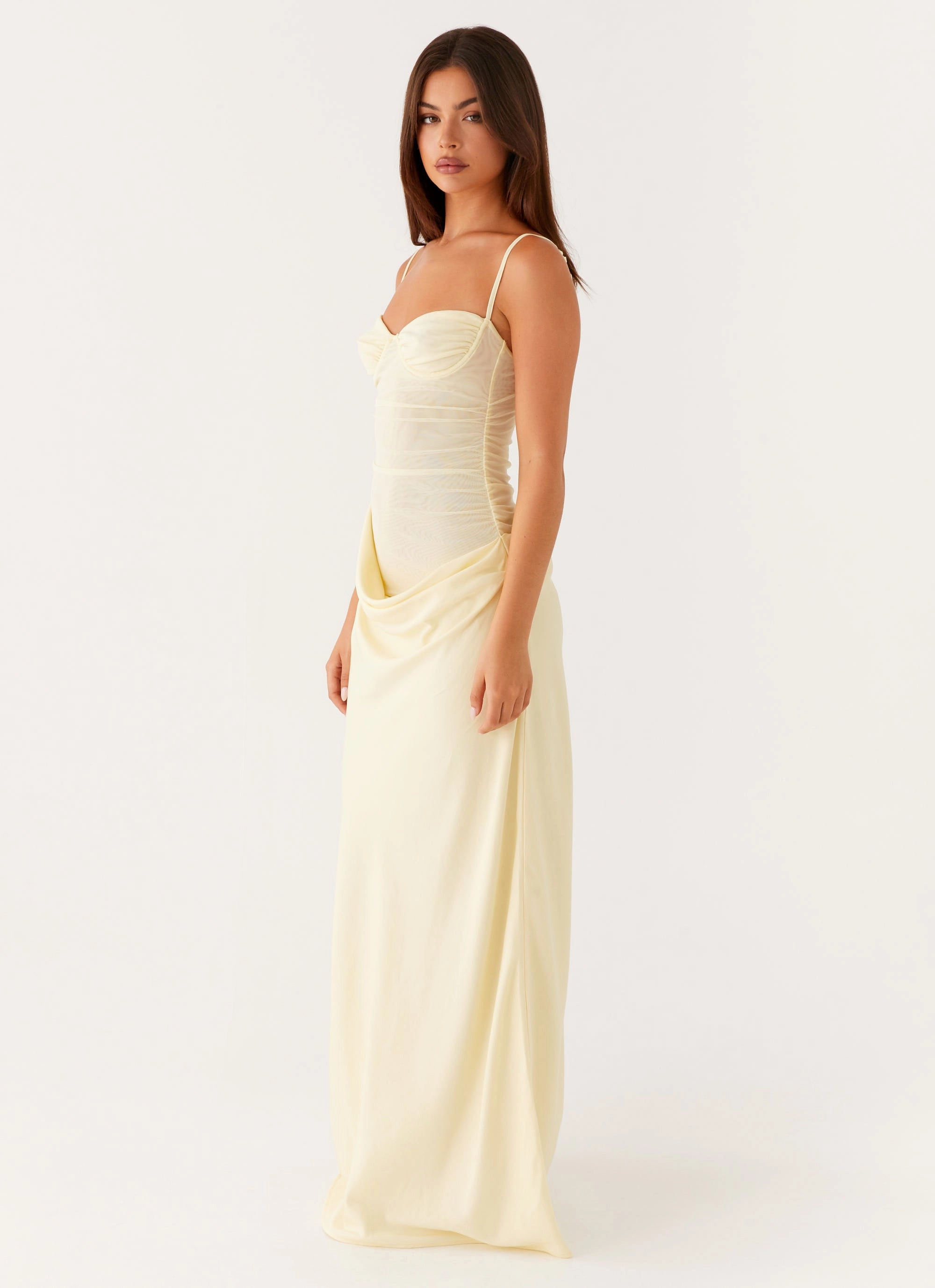 Comfortable Layer Romy Maxi Dress - Yellow