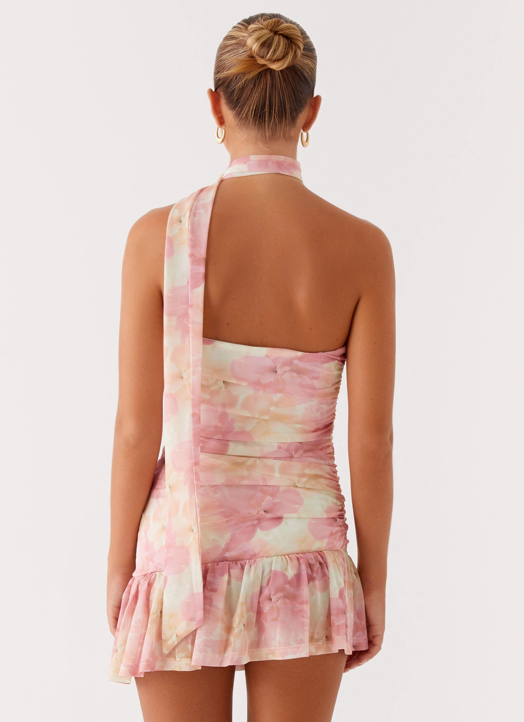 Functional Wear Fleur Mini Dress - Floral Print