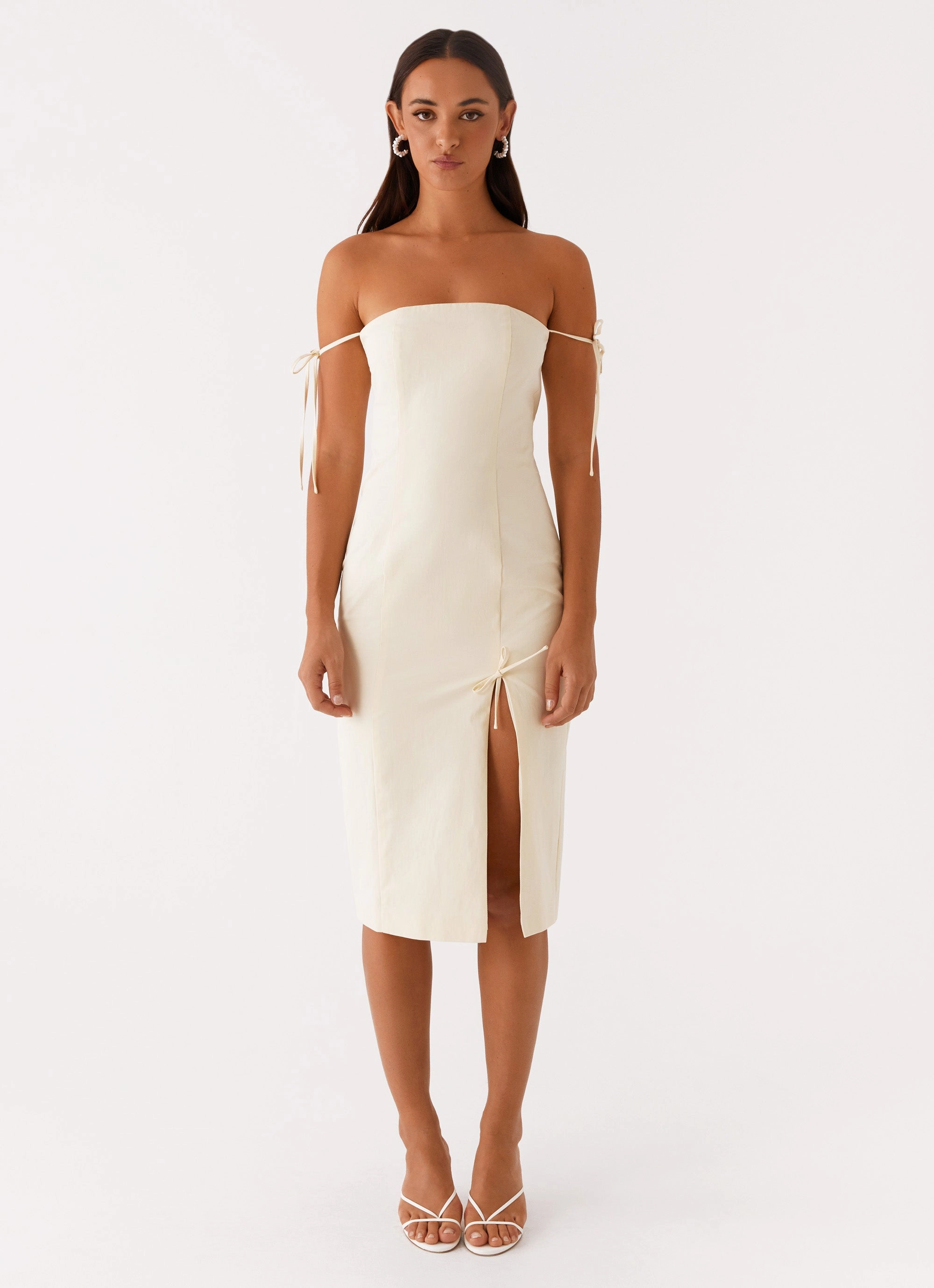 Limelight Midi Dress - Lemon Holiday Wear