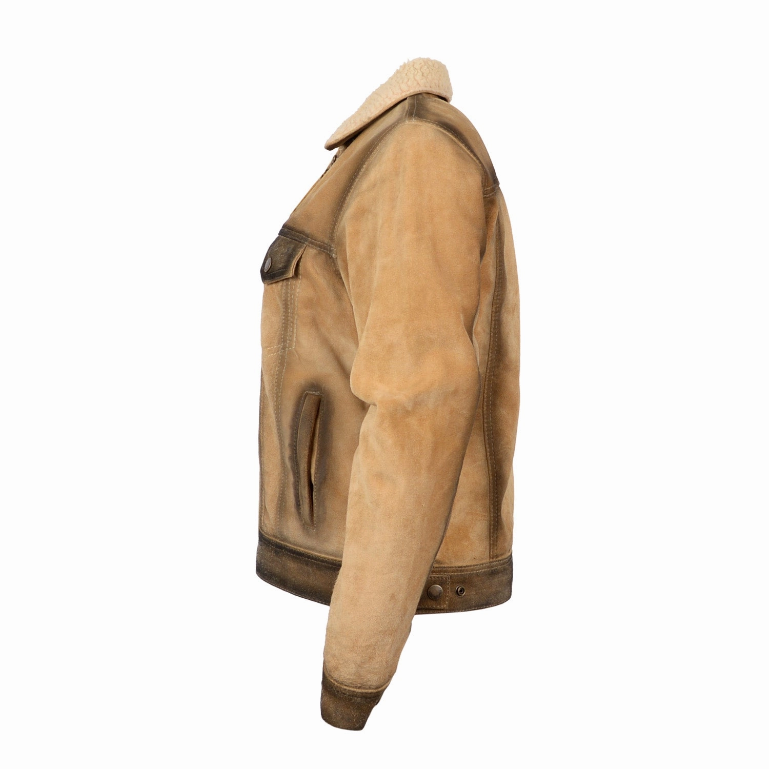 Autumn Layers Tailored Silhouette STS Ranchwear Womens Josey Wales Buckskin Suede Leather Jacket