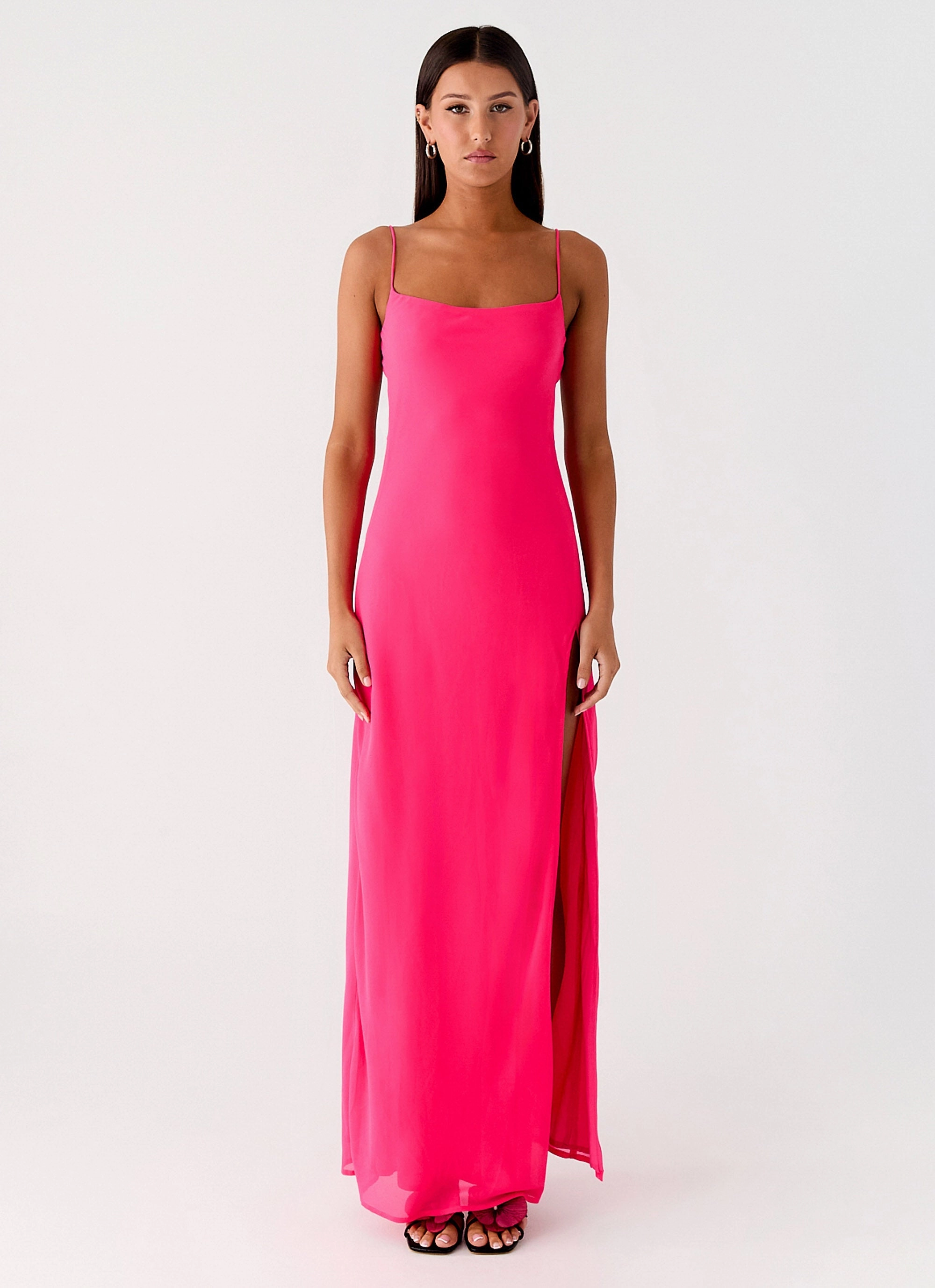 Alouette Maxi Dress - Fuchsia Cold Season Coat