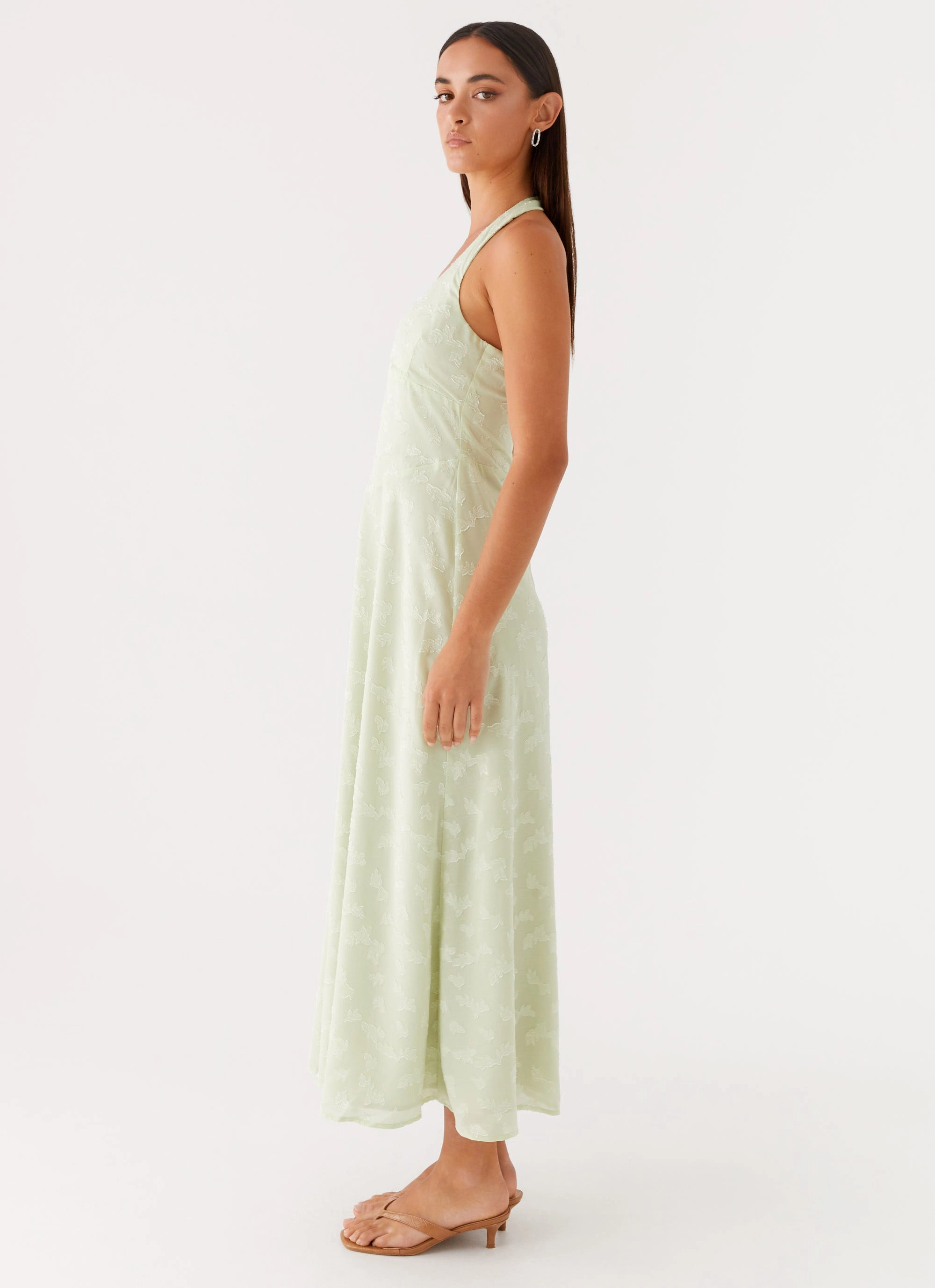Easy Mood Feminine Fit Francesca Midi Dress - Sage