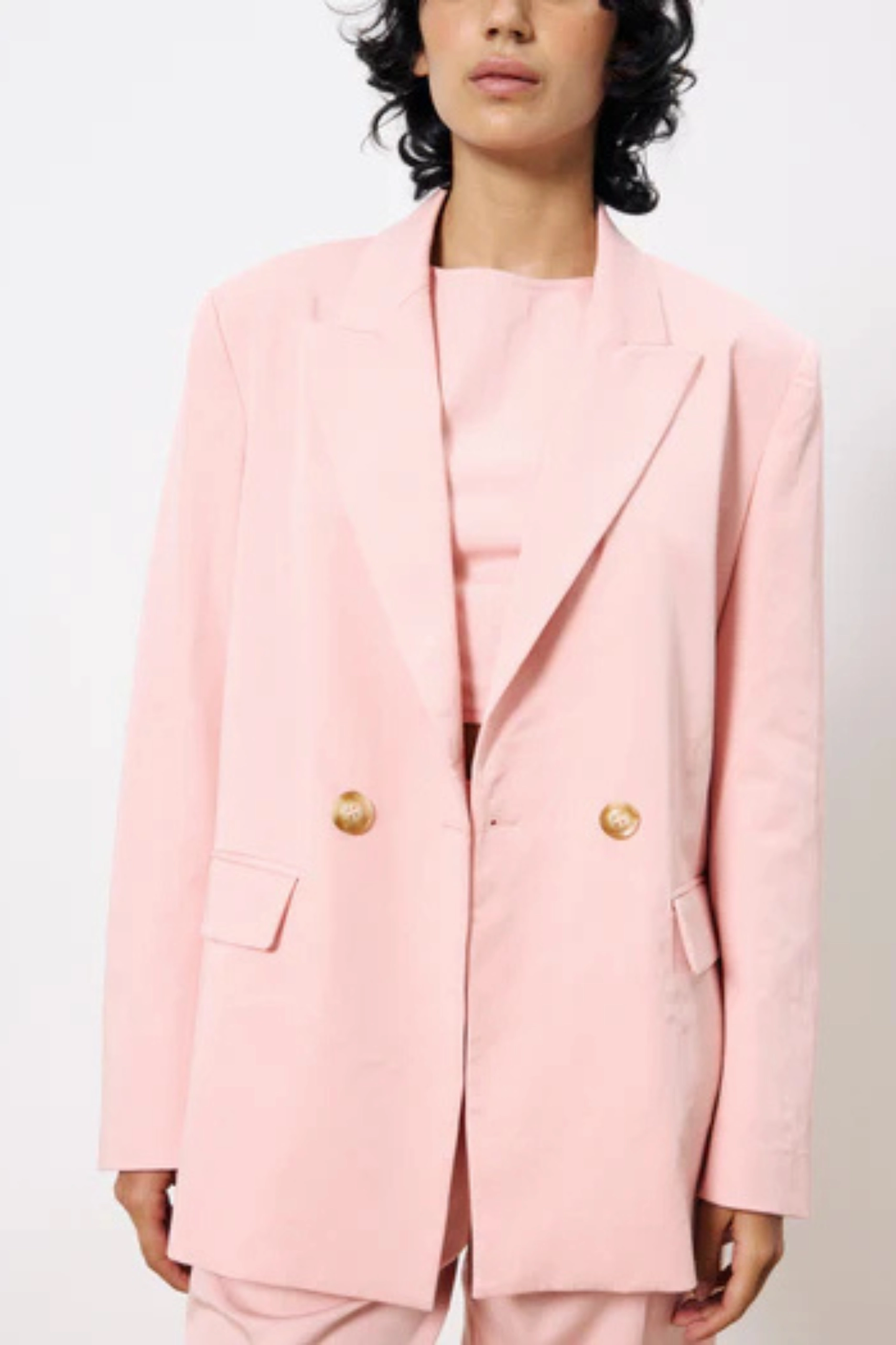 FRNCH Garance Blazer AbrasionResistant Minimalist Collar