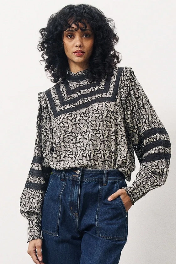 GarmentWashed Softness AntiStaticInnerLining FRNCH Gyliane Blouse