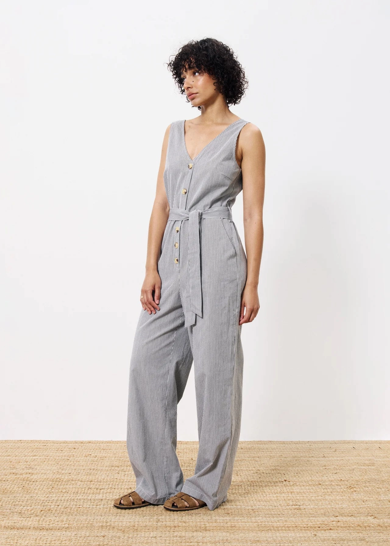 FRNCH Maddie Jumpsuit Travel-Ready Soft Material