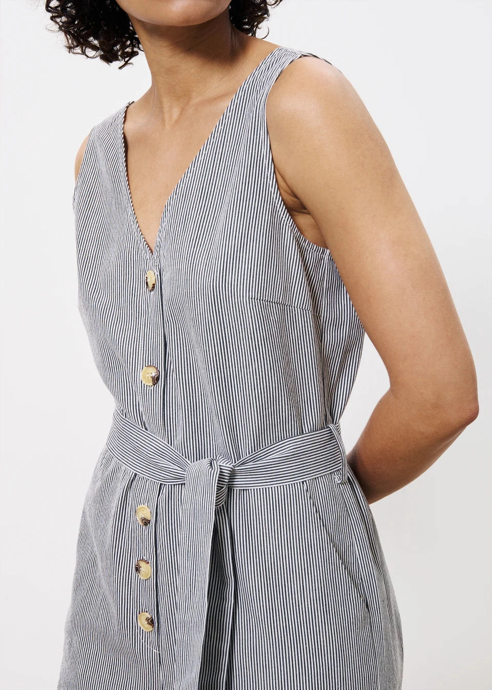 FRNCH Maddie Jumpsuit AntiStatic Lining Modern Outfit