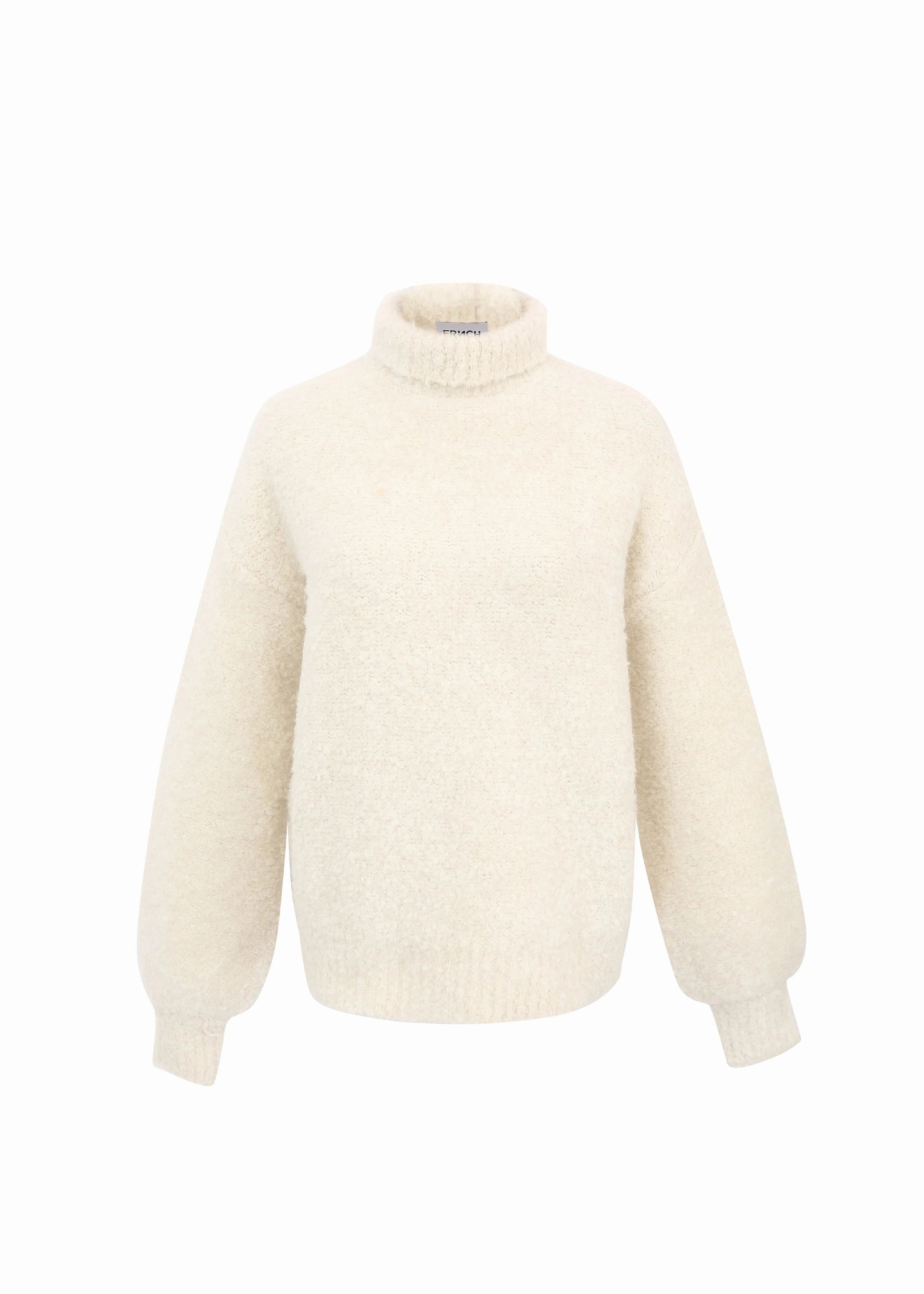 FRNCH Nadine Sweater Tencel Cotton Hybrid Weave