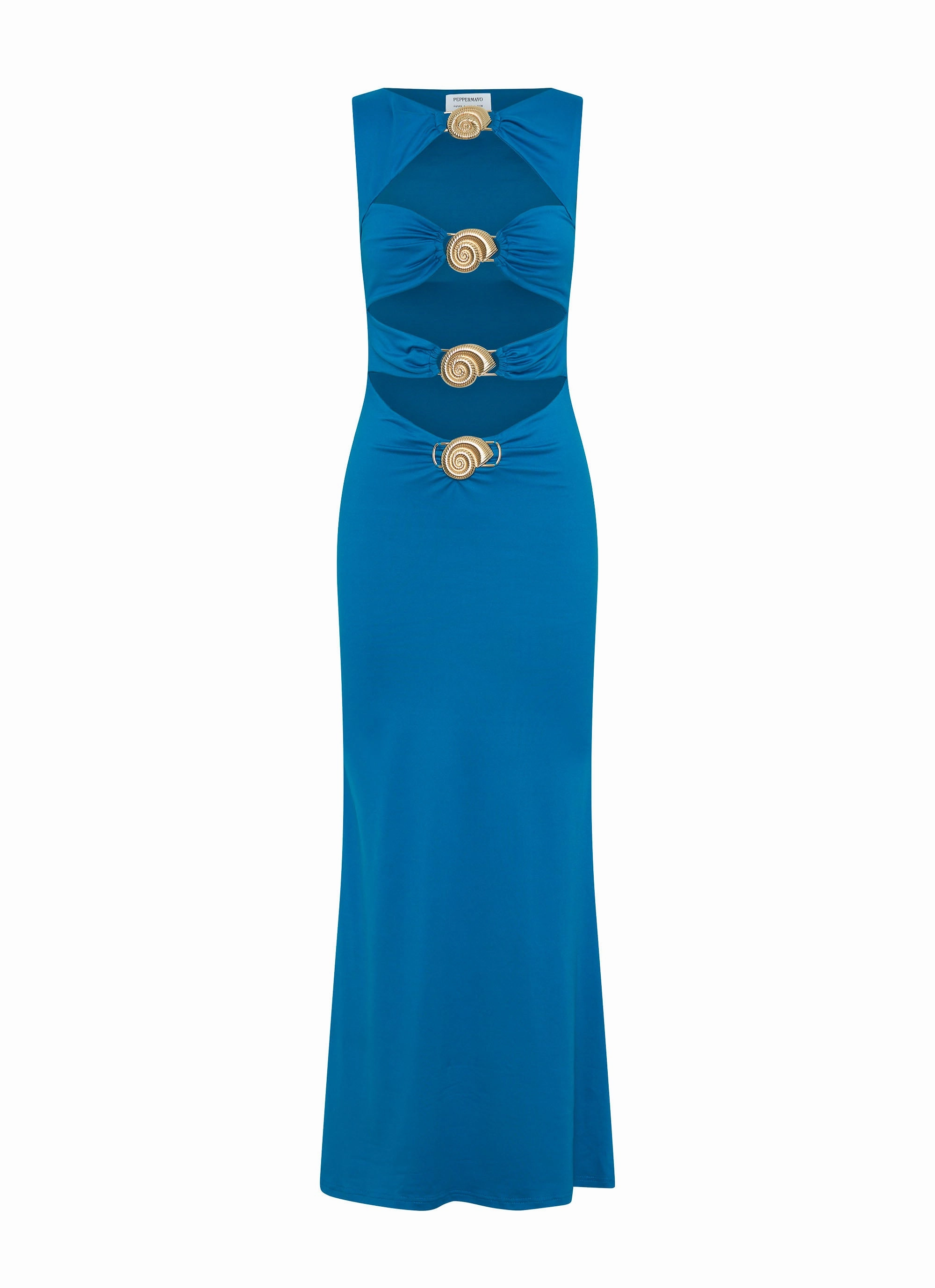 Lagoon Cut Out Maxi Dress - Royal Blue Gift-Worthy Smart Fit Wear