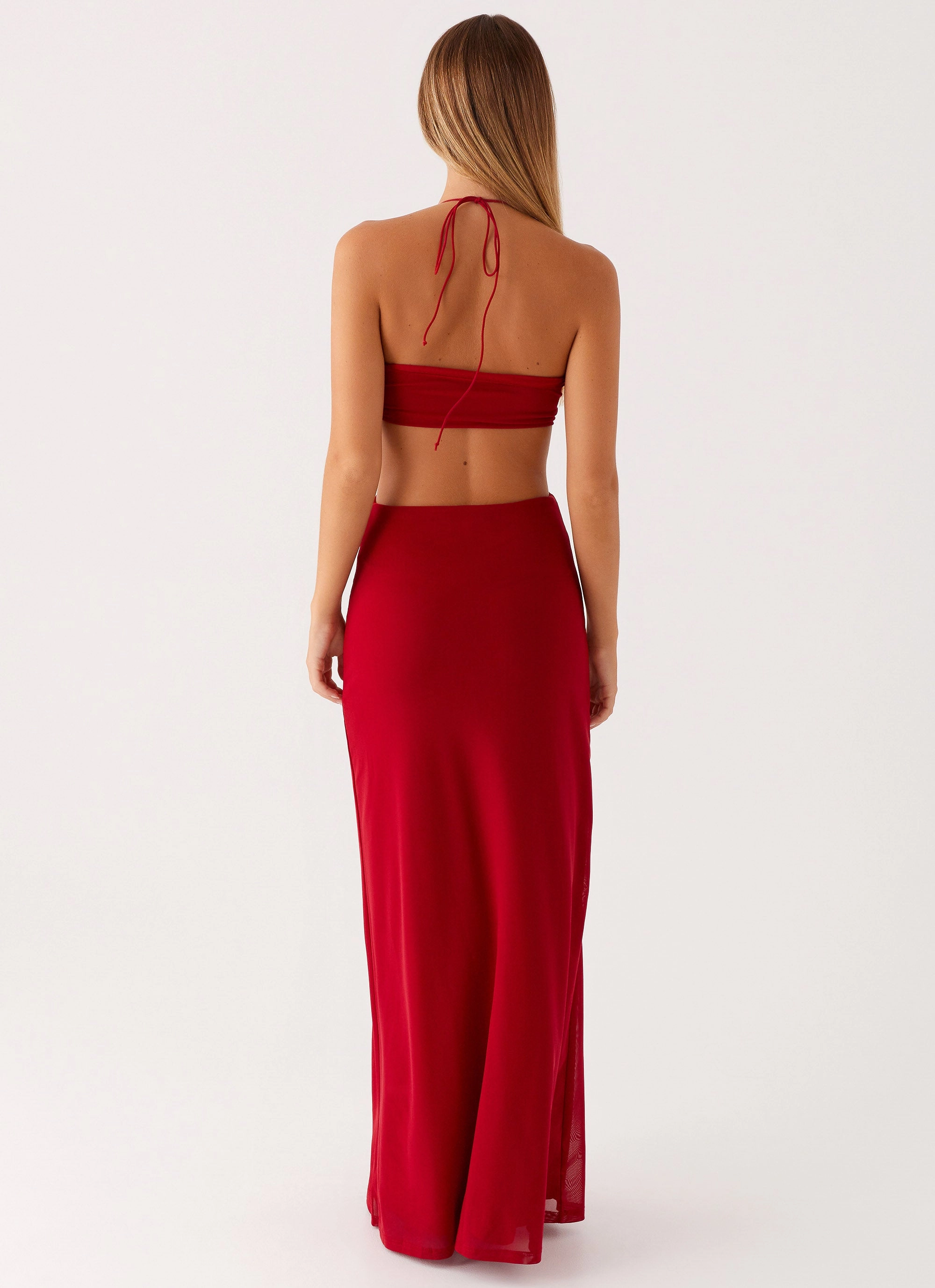 Hallie Maxi Dress - Red Fresh Fit EcoFriendlyDye