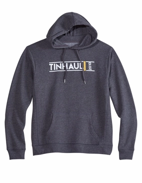 Tin Haul Mens Color Bar Black Poly/Cotton Hoodie Day To Day