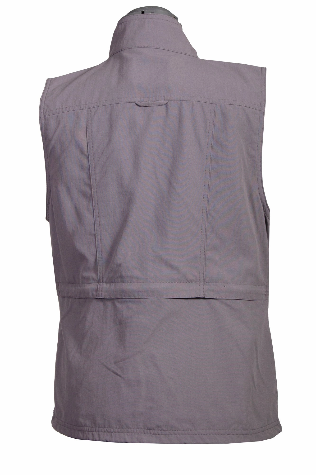 Scully Womens Silver Nylon Multi-Pocket Vest Mold Resistant Coating