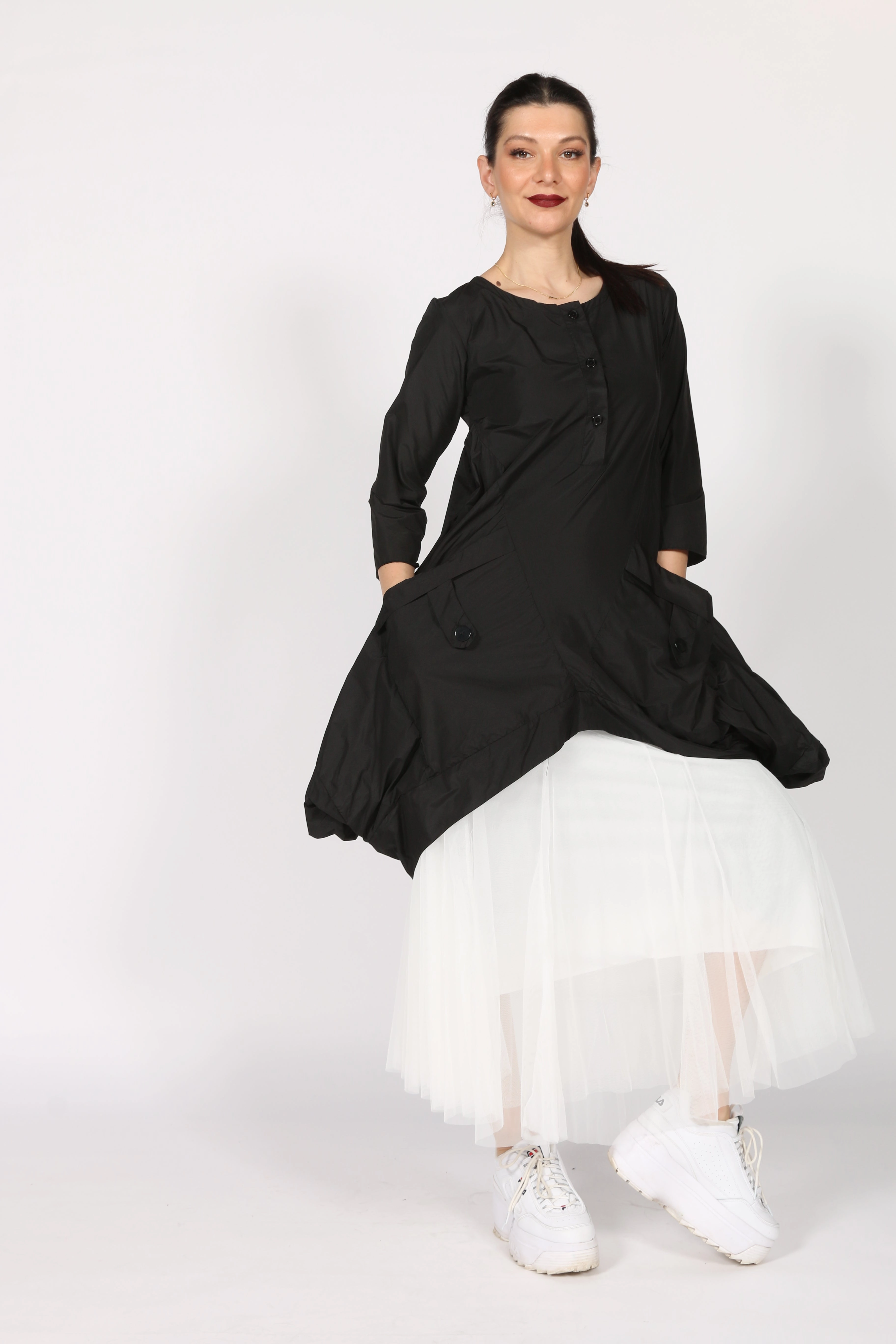 Plant Based Material party look Mesh skirt