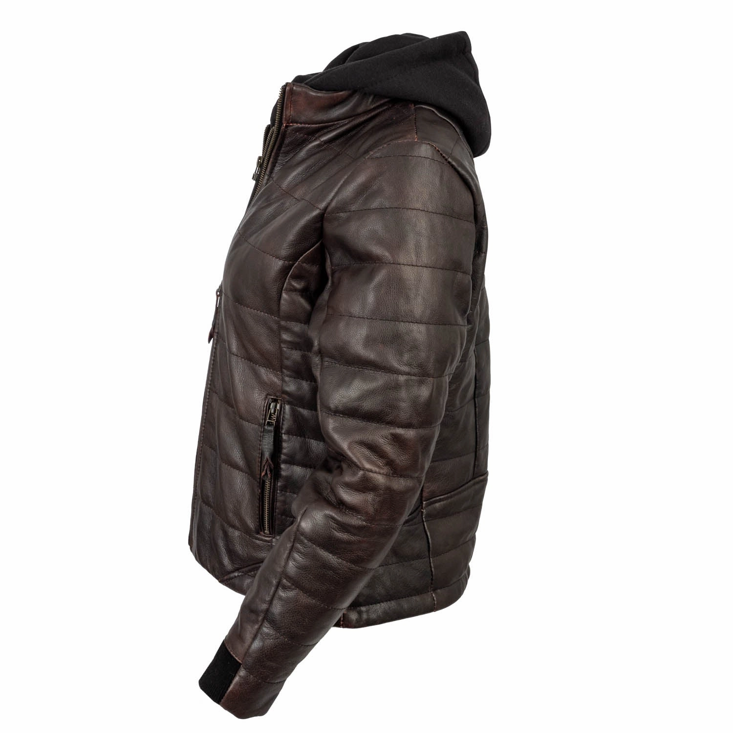 STS Ranchwear Womens Amberly Black Cherry Leather Jacket New Cut