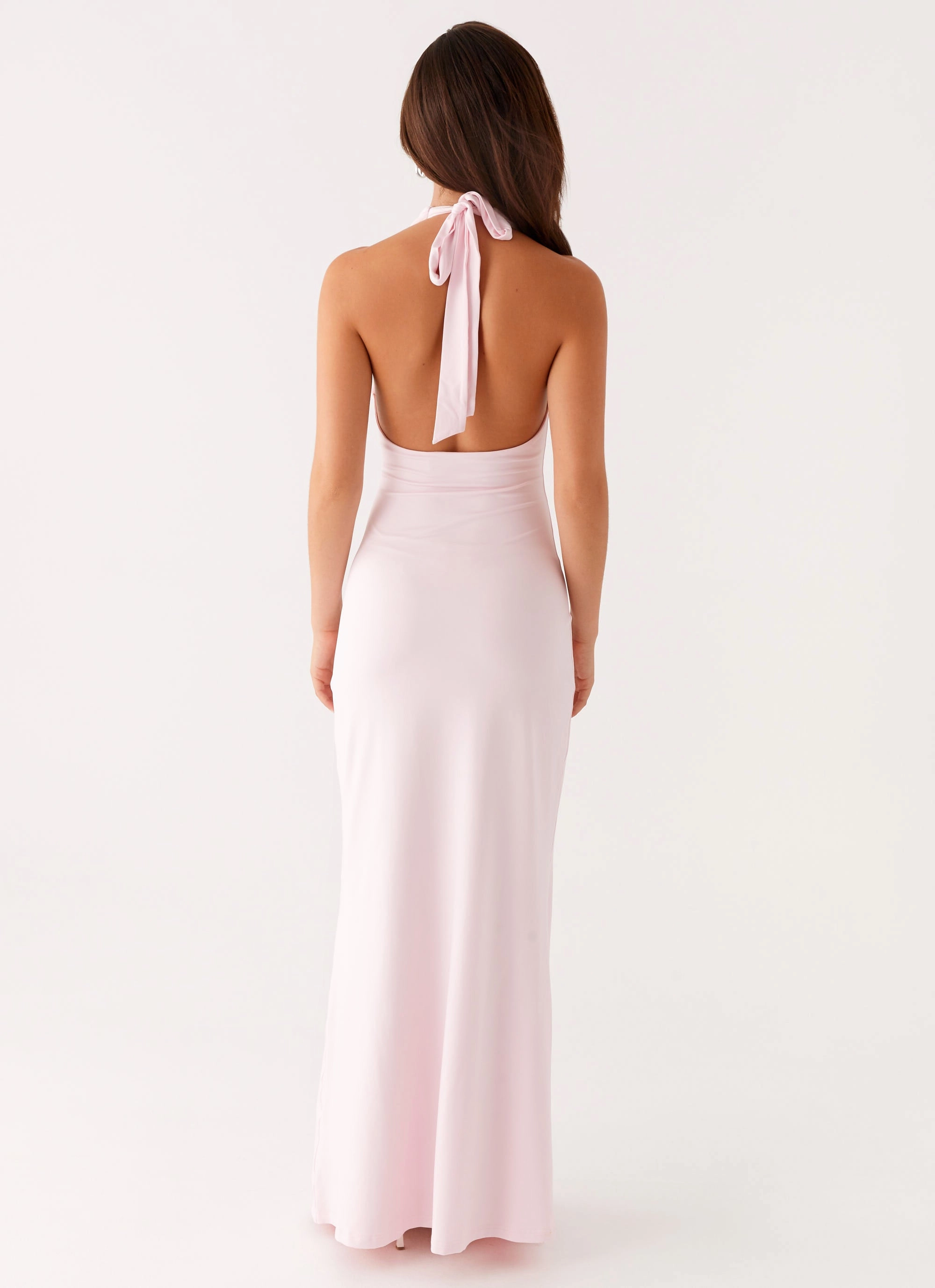 Romantic dinner wear Nicola Maxi Dress - Pink