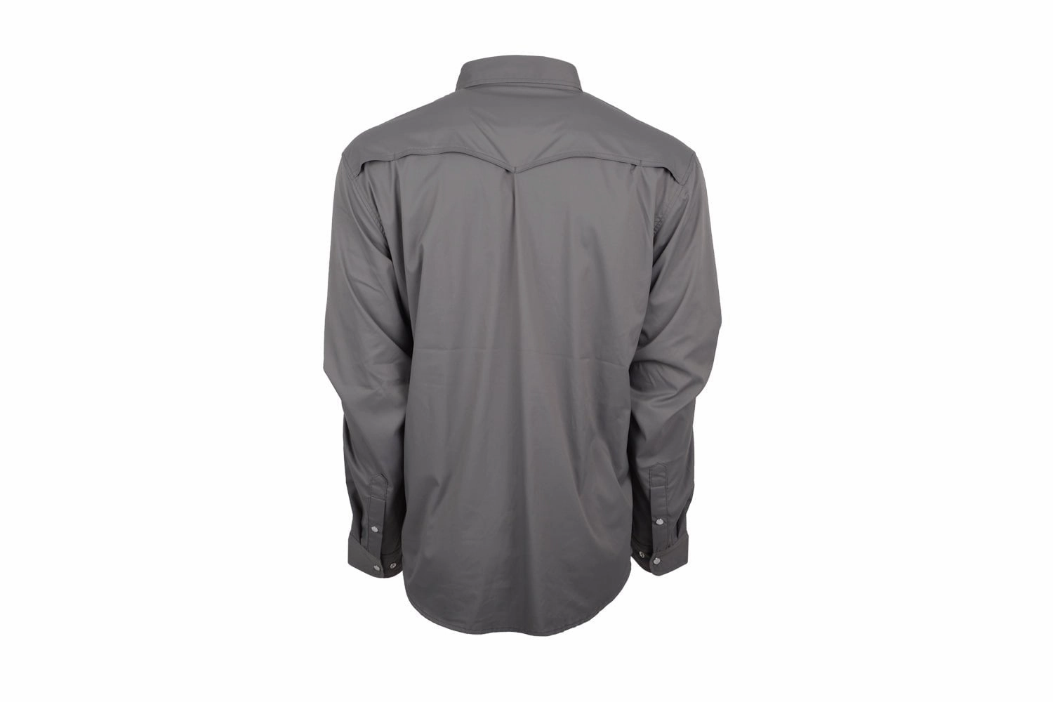 STS Ranchwear Mens Fischer Performance Gray Nylon/Spandex L/S Shirt Modern Style
