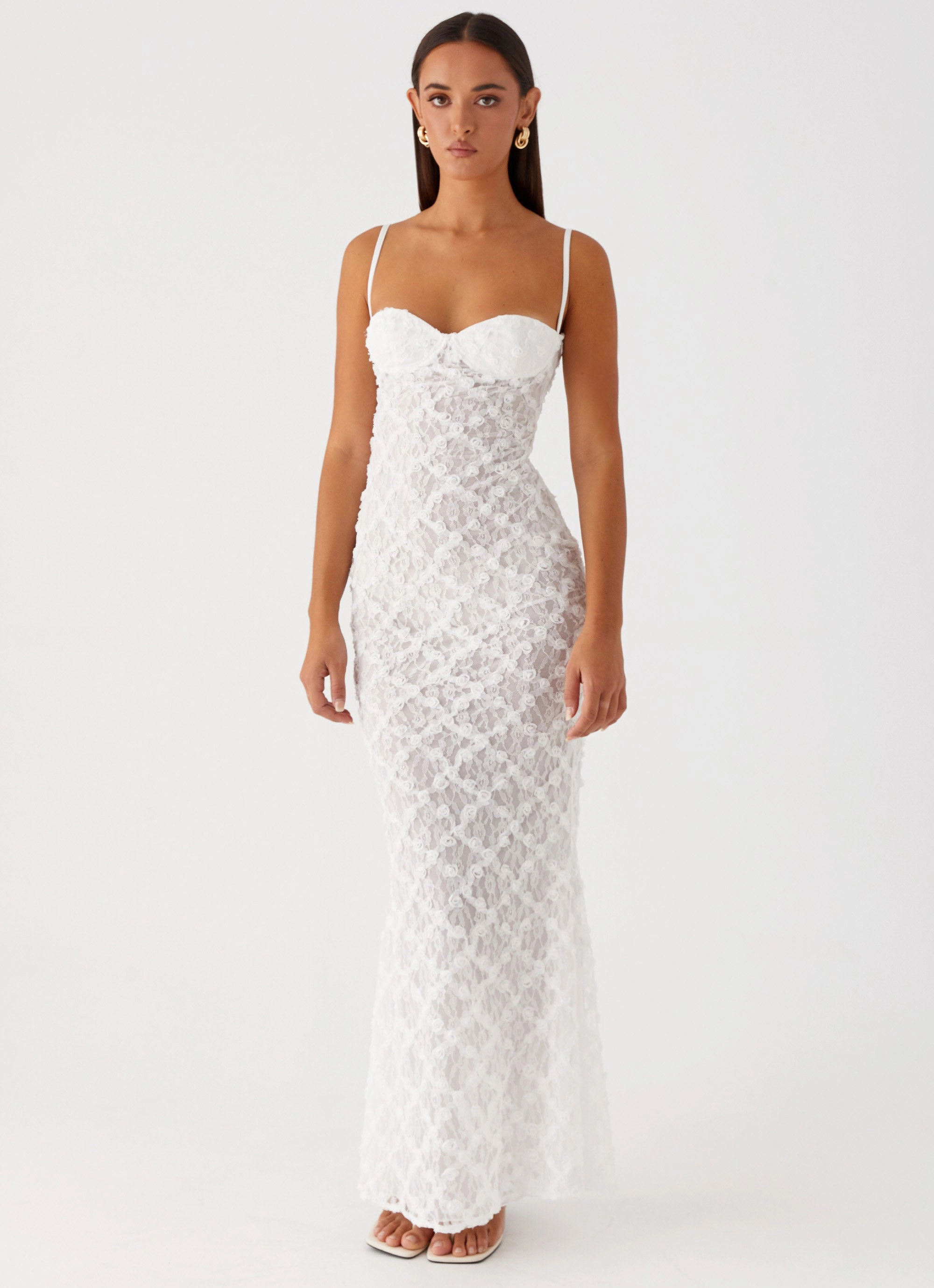 Holiday-Party That Girl Maxi Dress - White