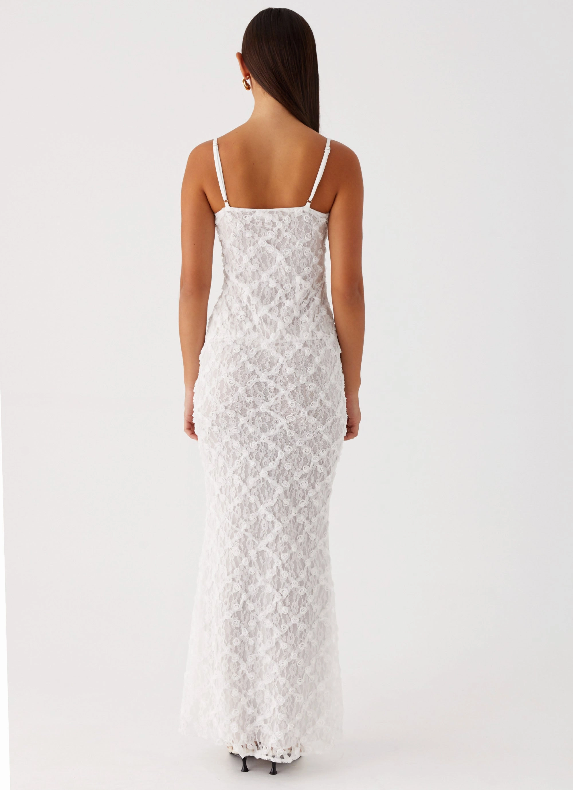 That Girl Maxi Dress - White confident look