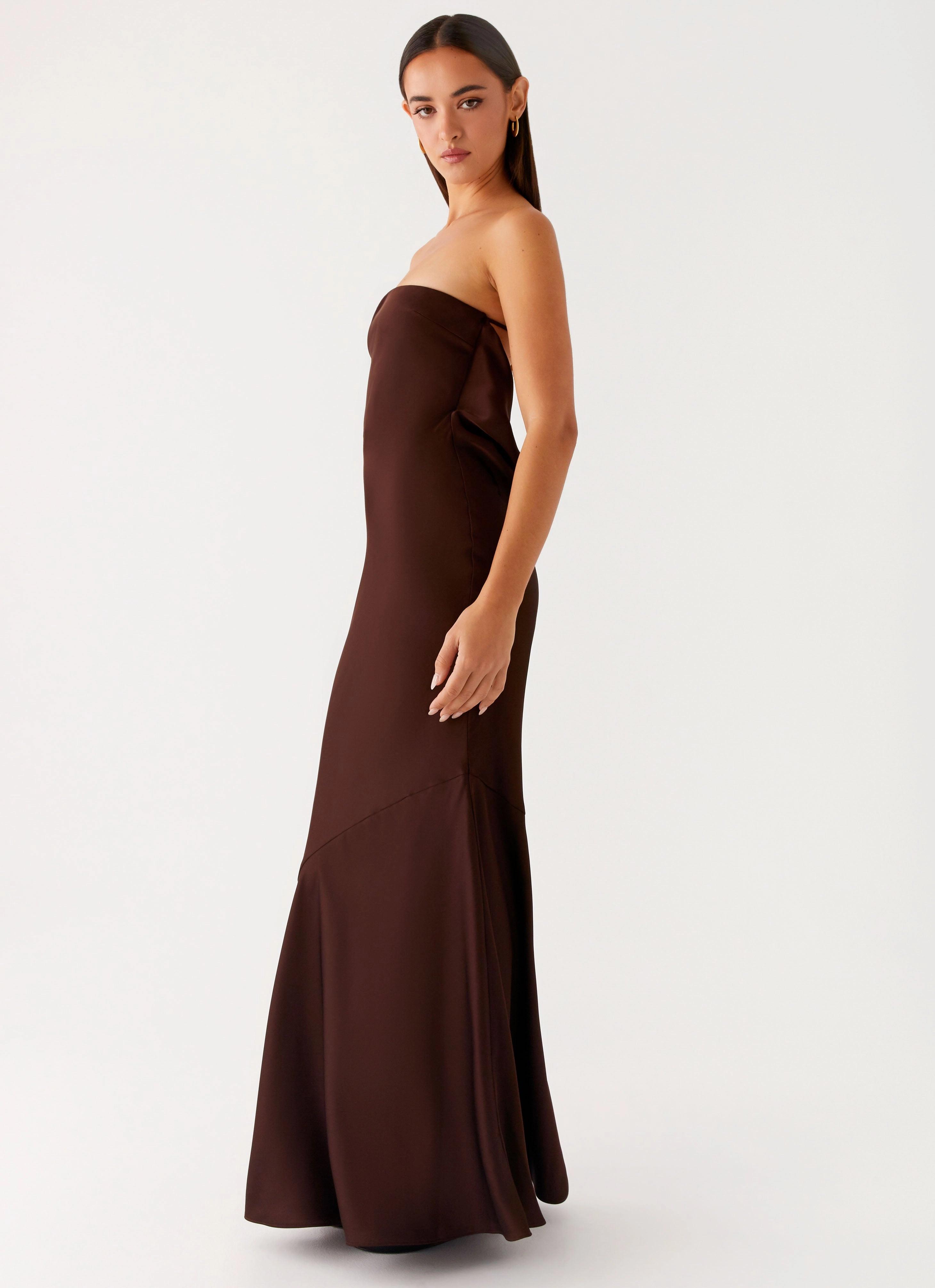 Endless Nights Maxi Dress - Chocolate Raincoat Style