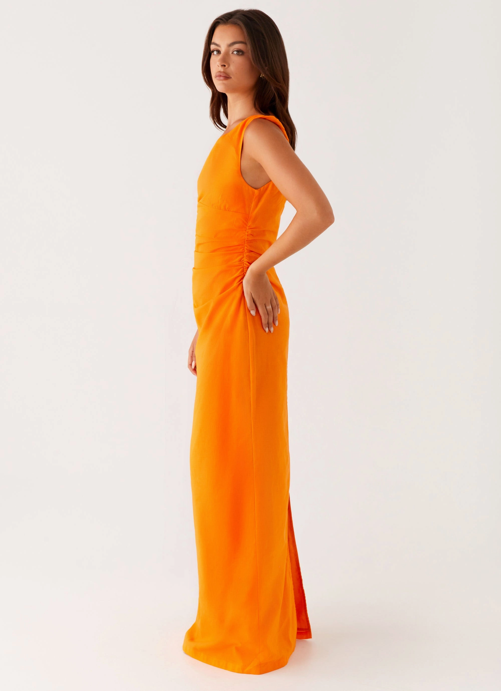 Ignite Maxi Dress - Orange Spring Layer