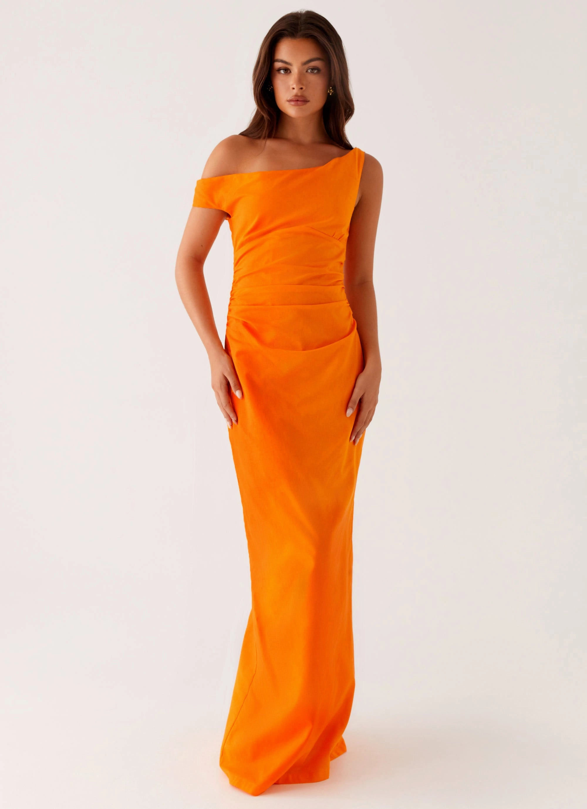 Modern Coat Ignite Maxi Dress - Orange