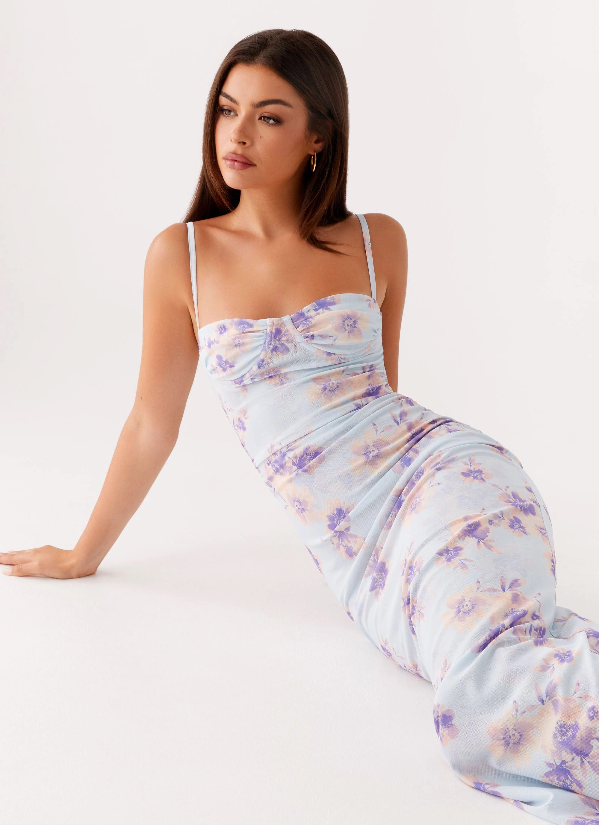 Night Vibes Effortless Layering Impress Maxi Dress - Print