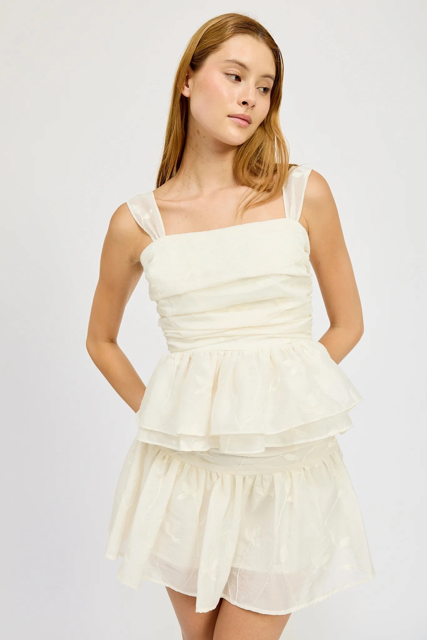 Sadie Top - Ivory Fashion Statement NonChafing Fabric