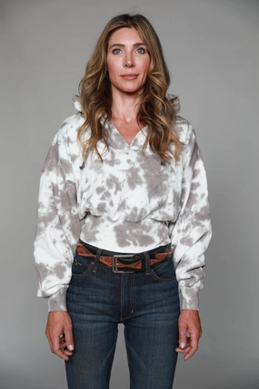 Kimes Ranch Womens Monterey Grey Cotton blend Hoodie Fashion Event Ergonomic Drape