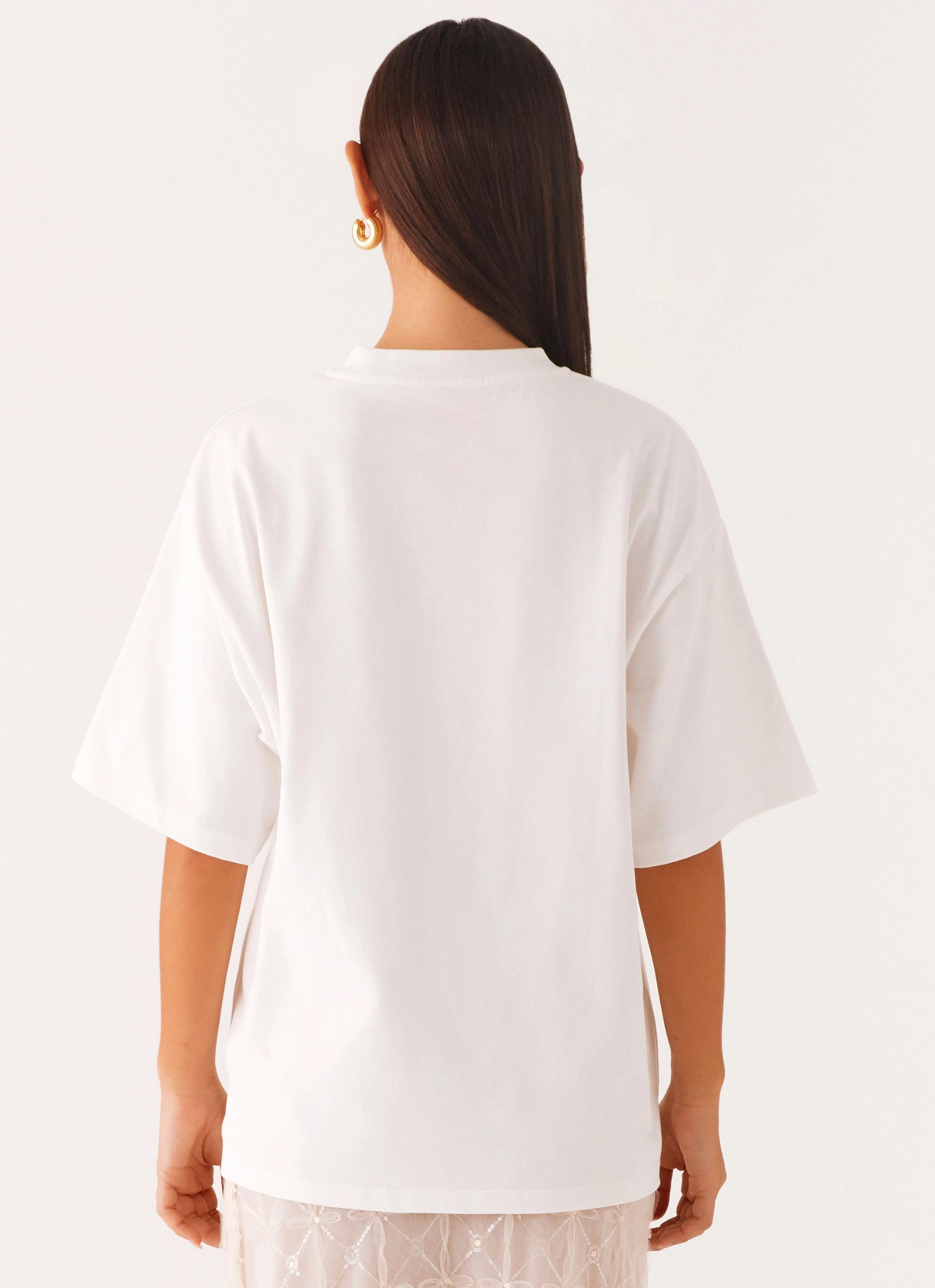 Born To Have Fun Oversized Graphic Tee - Blue Shell SoftTouchFinish