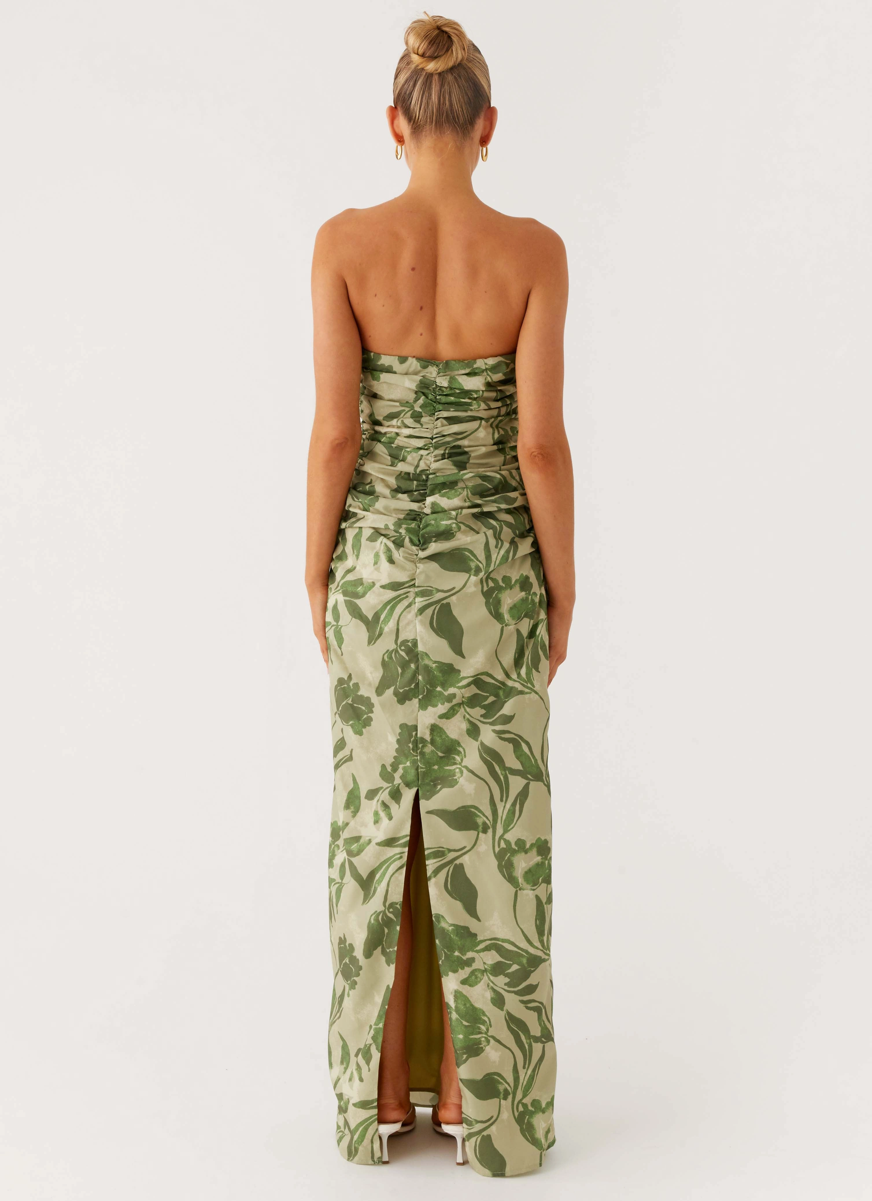 Sirrah Maxi Dress - Jade Fern Outerwear Collection