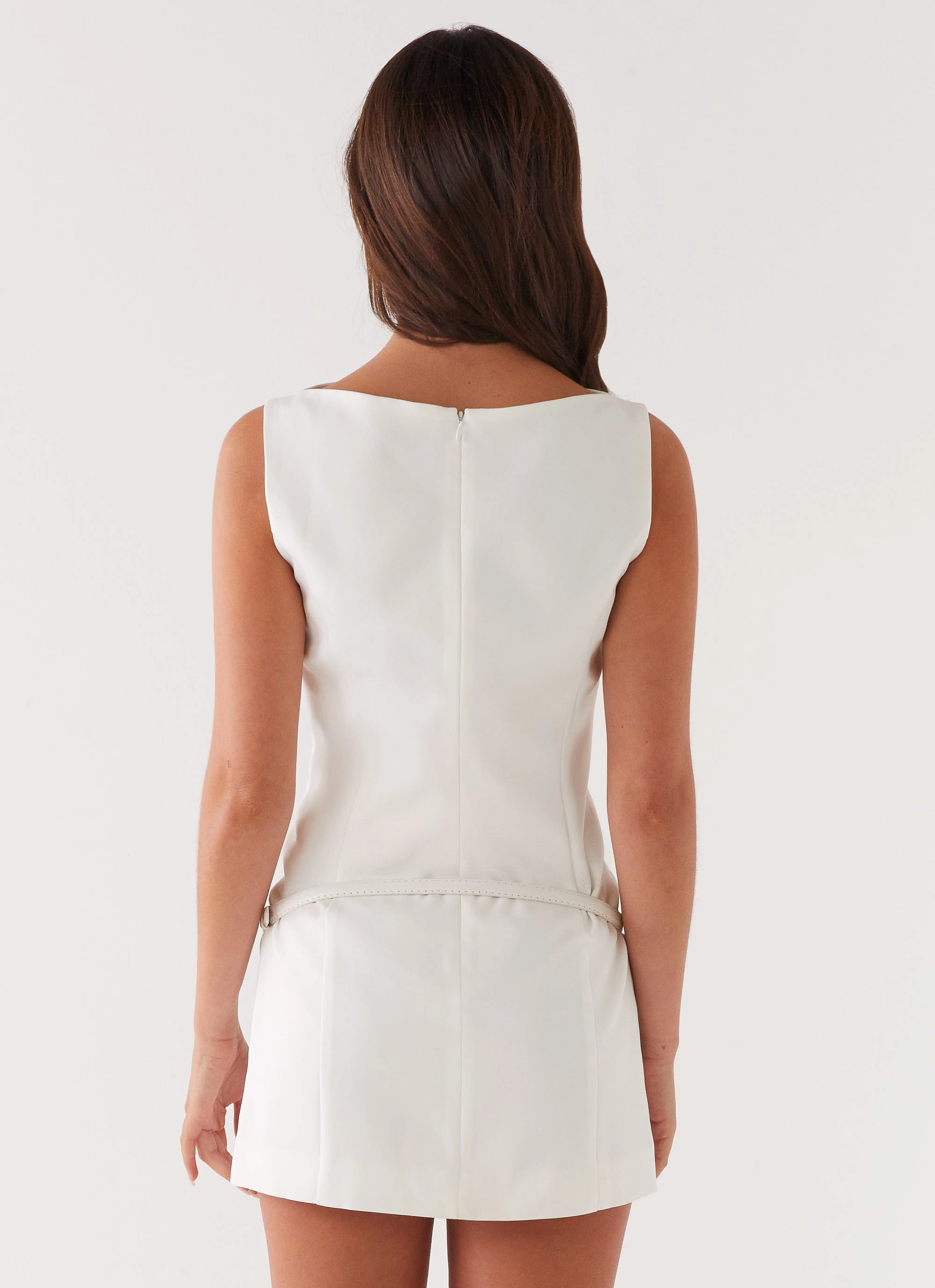 Jaci Mini Dress - White Style Vibes Relaxed and stylish