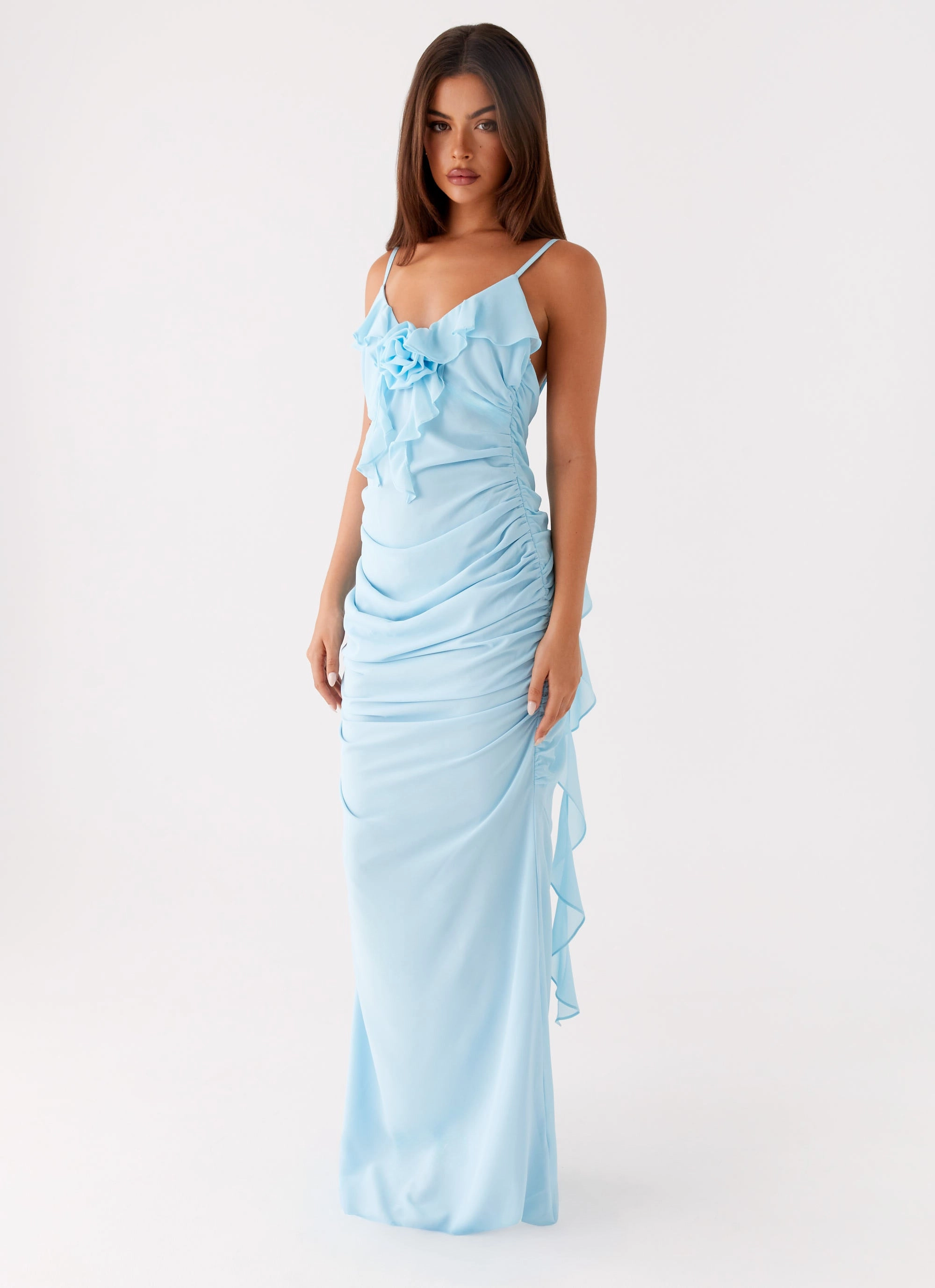 Jasmina Maxi Dress - Blue Vibrant Style Trendy Look