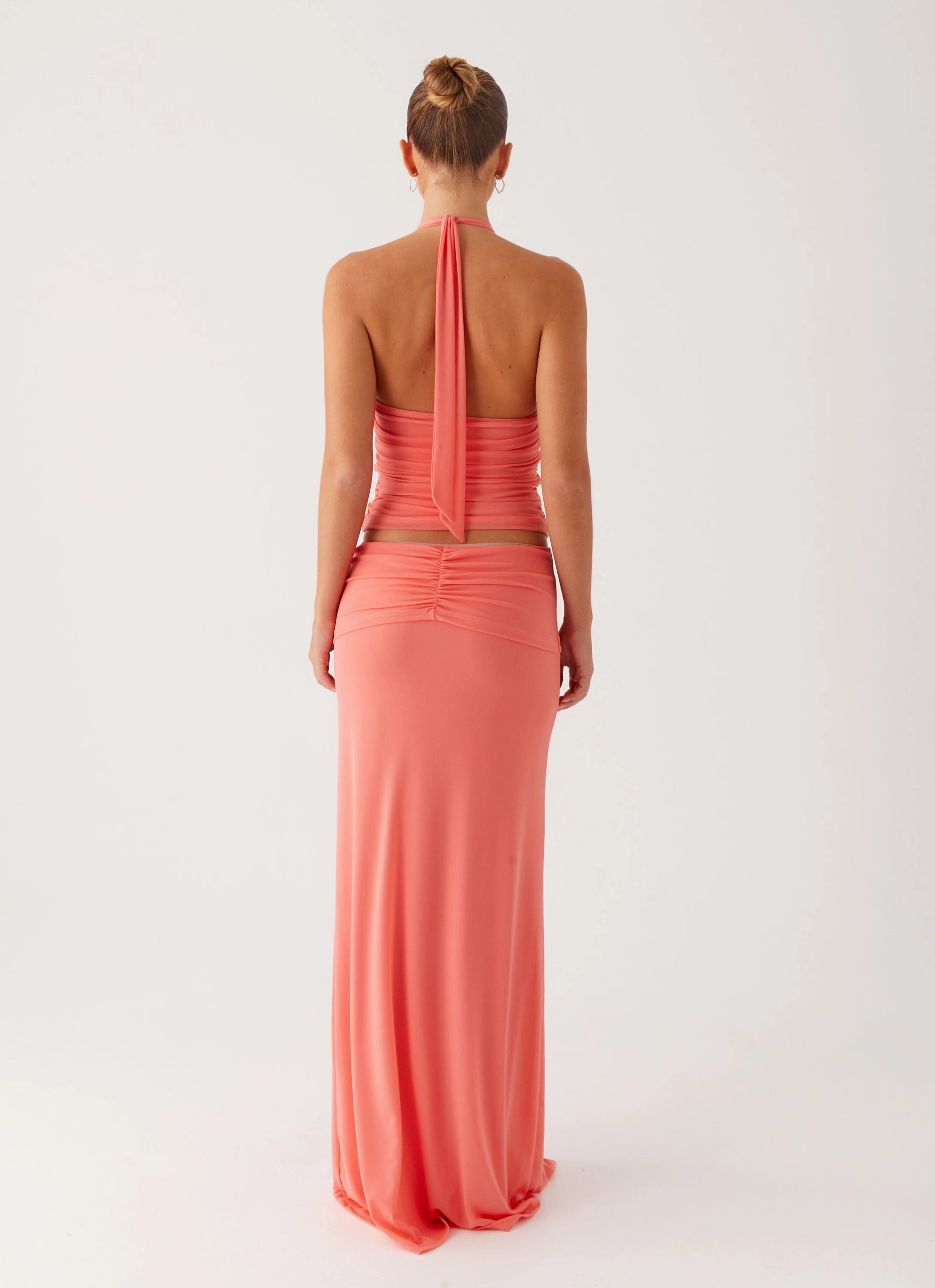 Jayce Maxi Skirt - Salmon Local Artisan