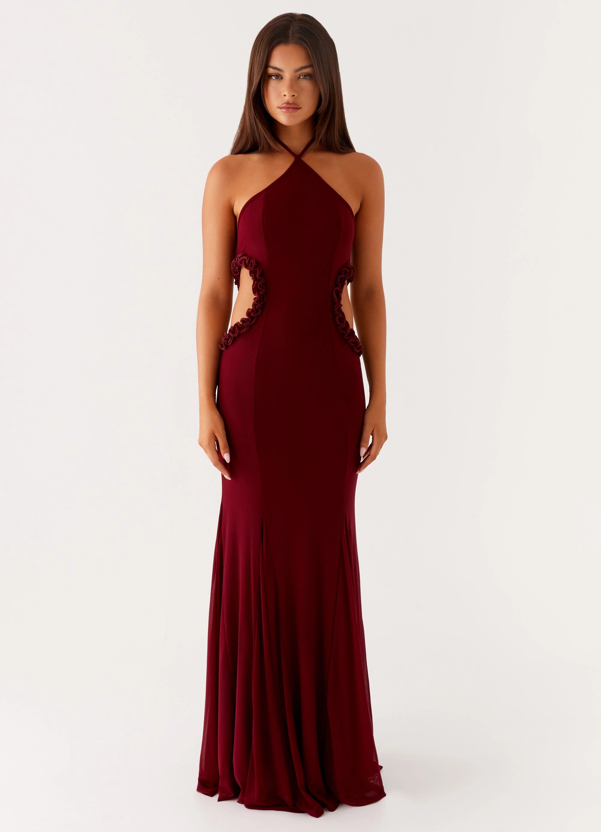 Inner Smile DurableStitching Jemima Maxi Dress - Raspberry Wine