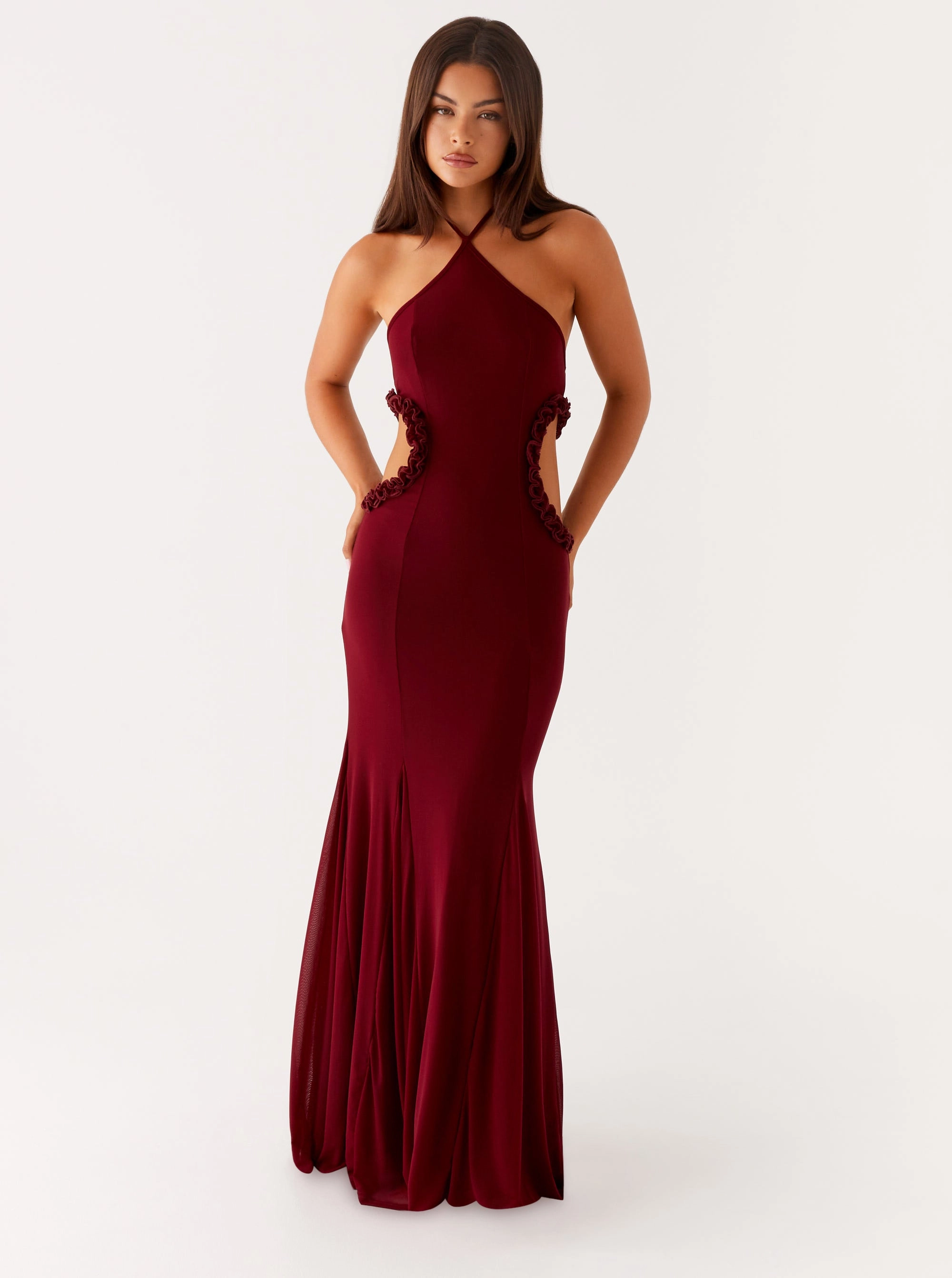 Bloom Soft Jemima Maxi Dress - Raspberry Wine