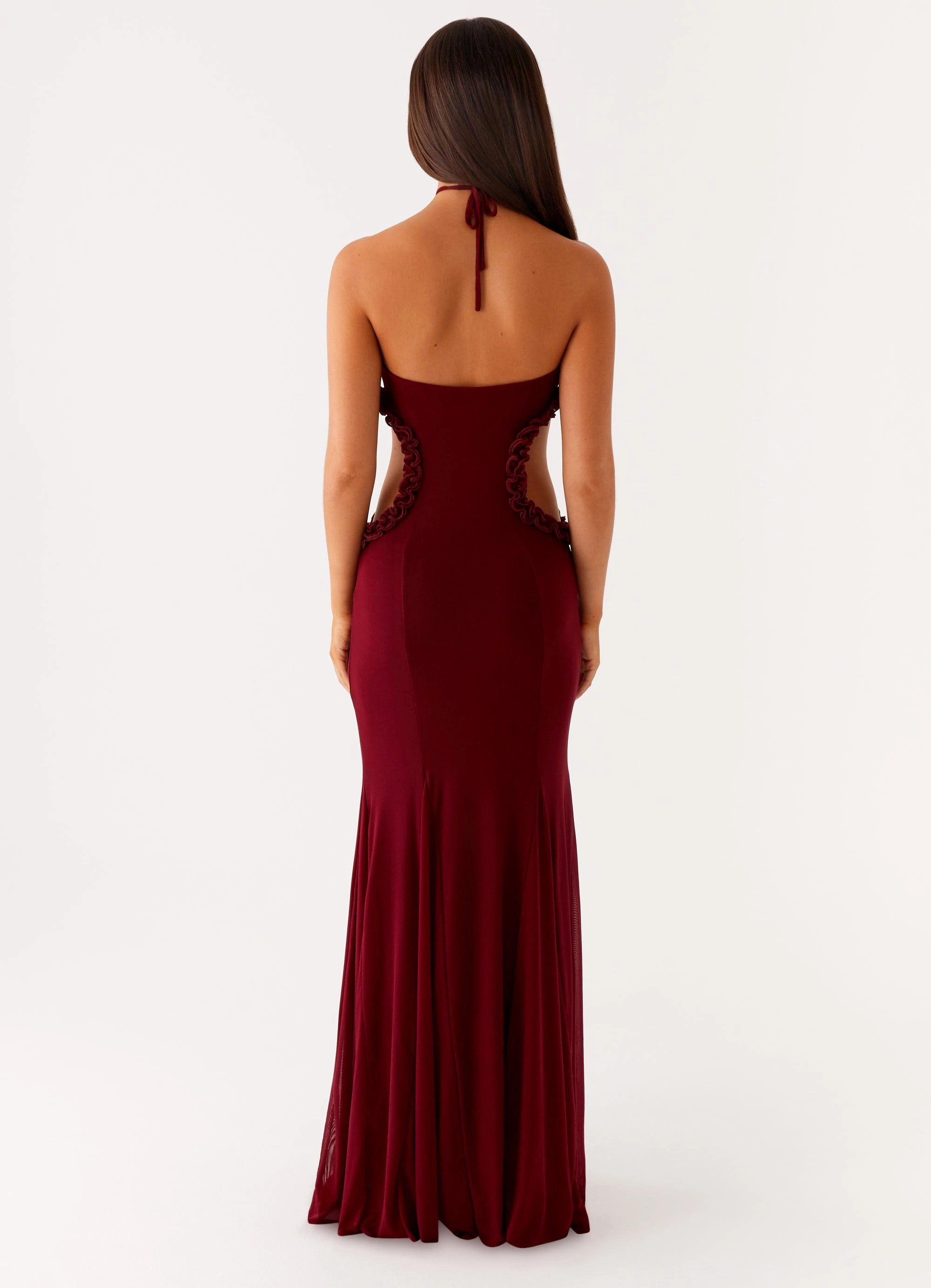 TaglessDesign Anytime Fit Jemima Maxi Dress - Raspberry Wine