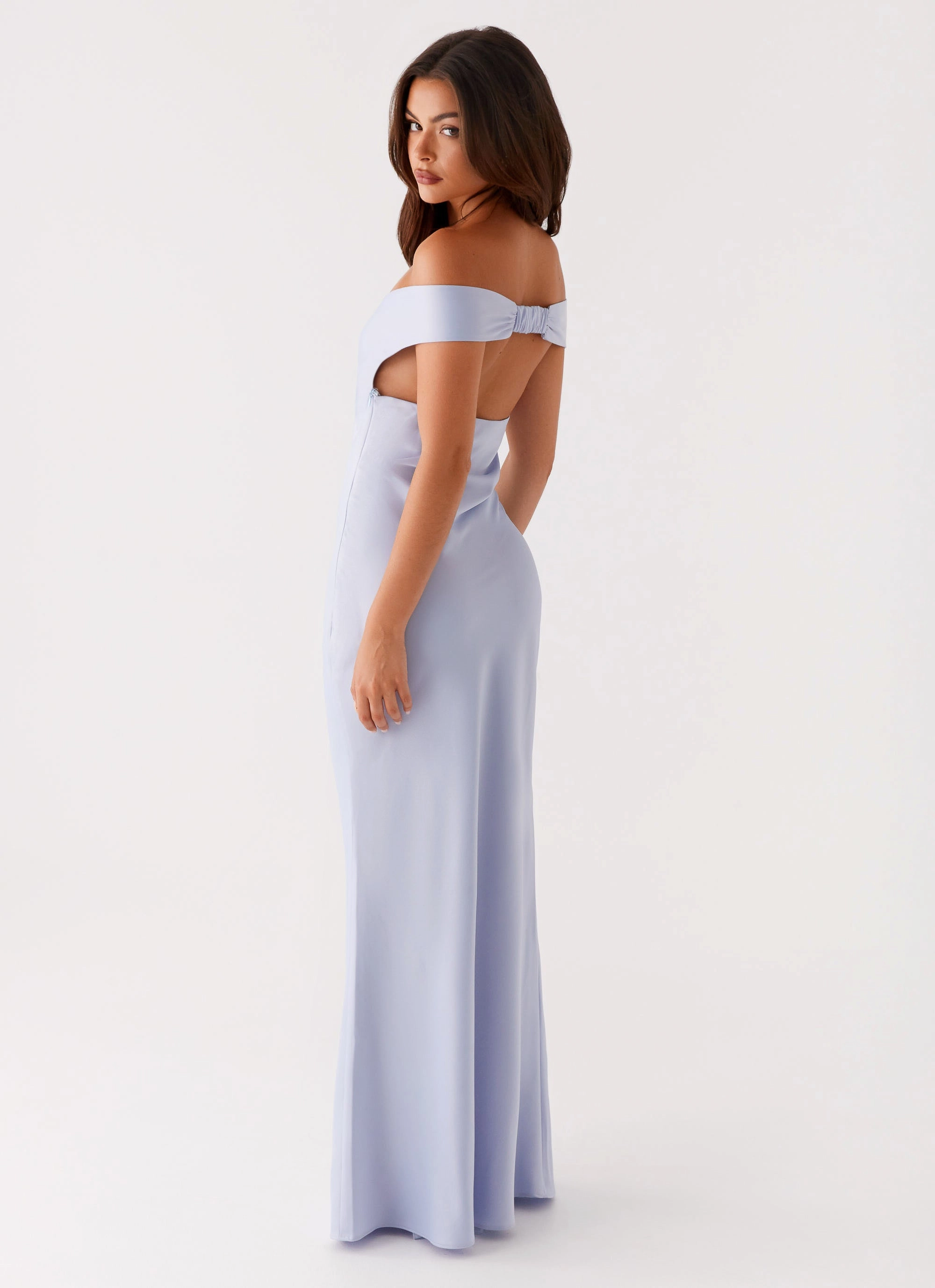 Layered Look Jenner Maxi Dress - Blue
