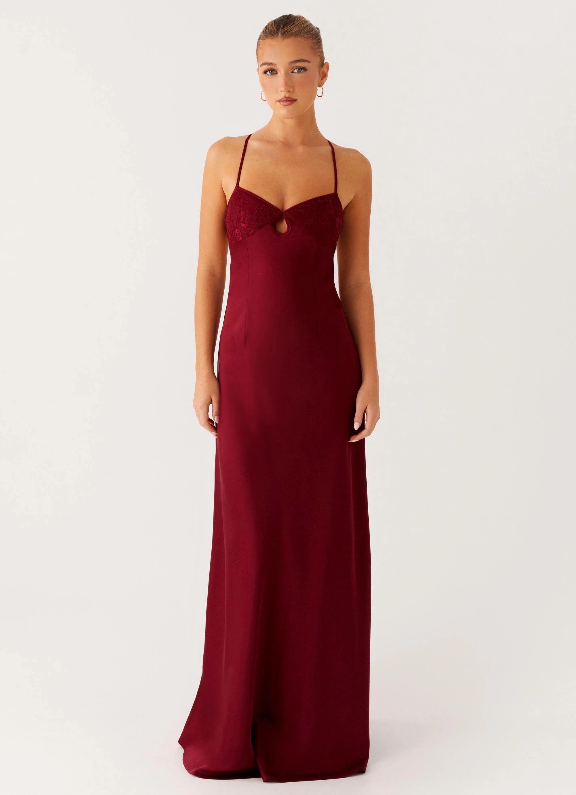 Thermal Outerwear Joanie Maxi Dress - Maroon