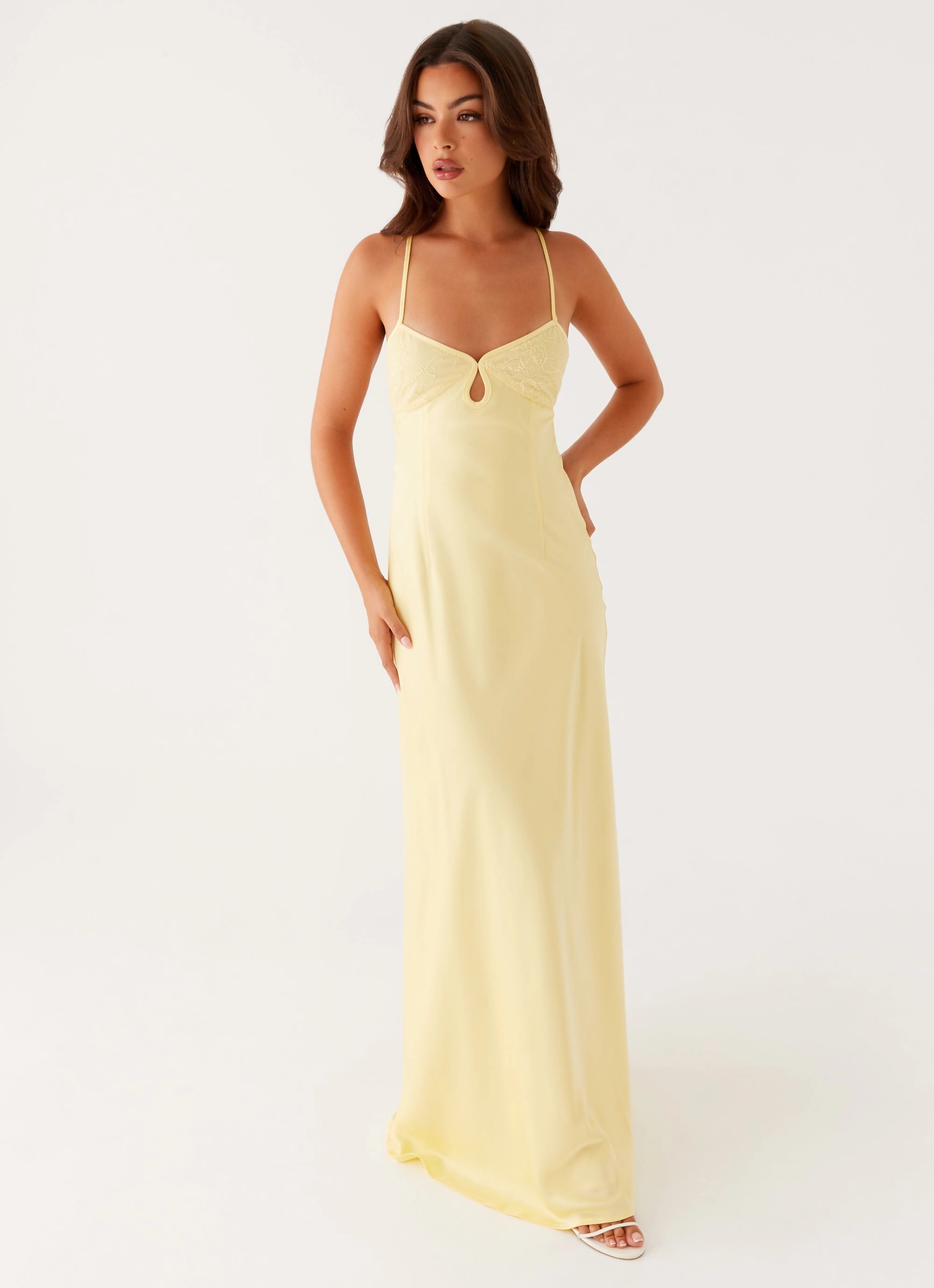 Joanie Maxi Dress - Yellow Trendy Must Have
