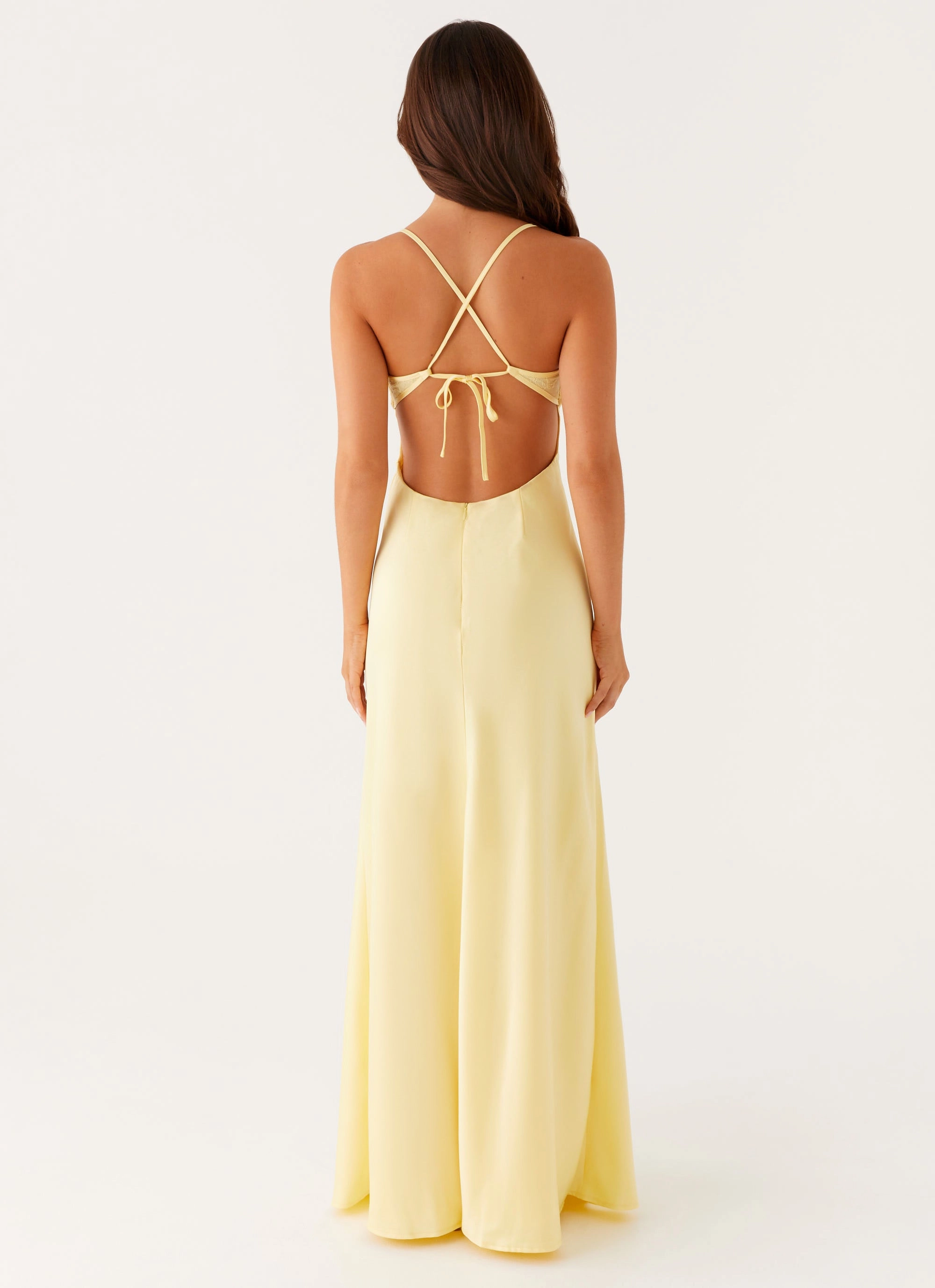Down Filled Joanie Maxi Dress - Yellow