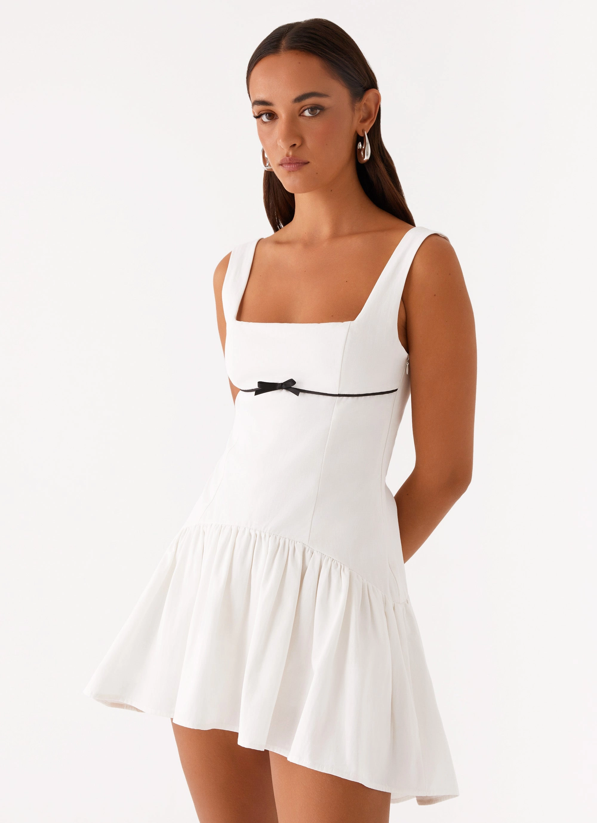 Jolene Mini Dress - White Chill Wear