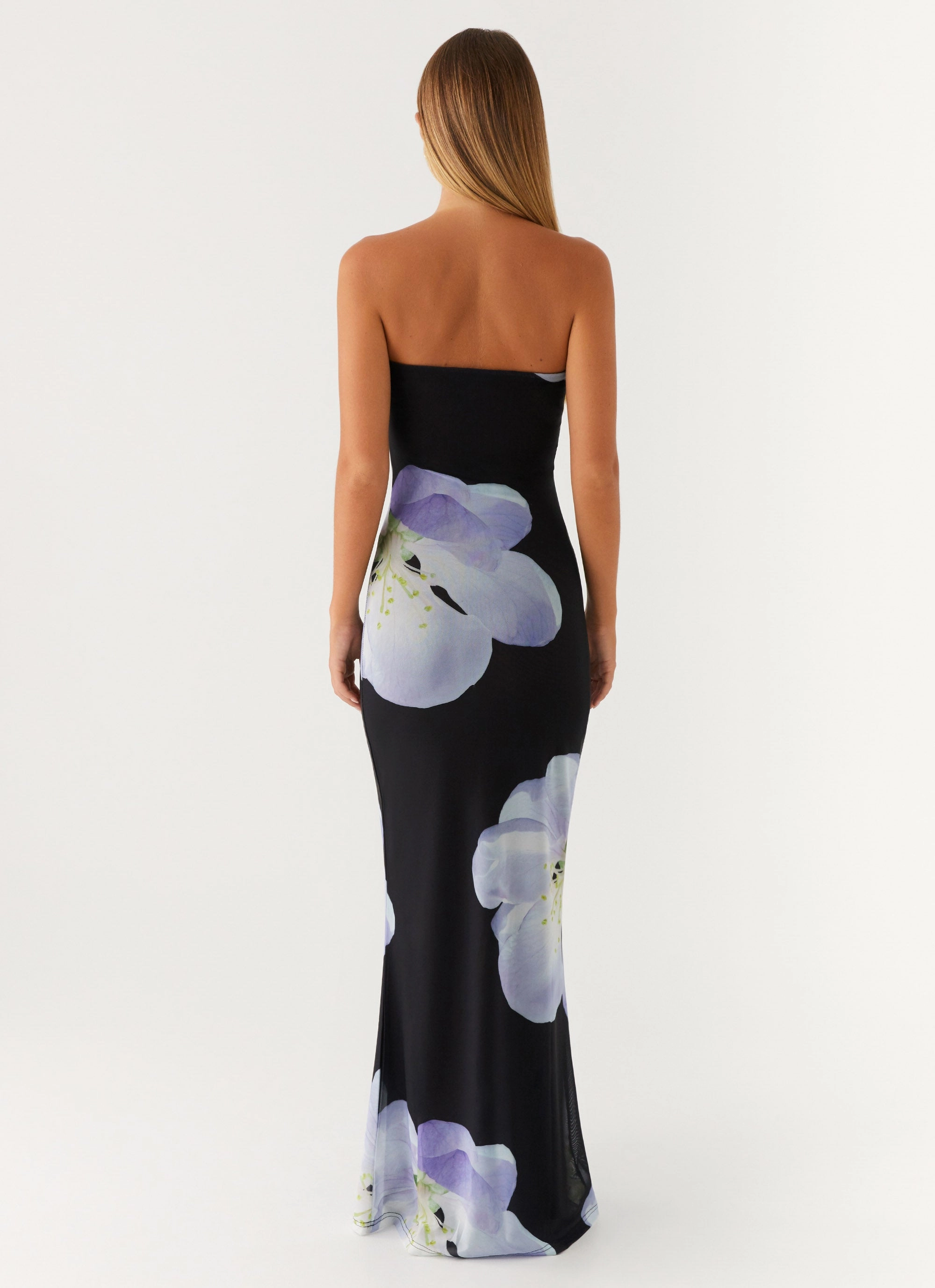 Jorja Maxi Dress - Flower Print Luxe Comfort