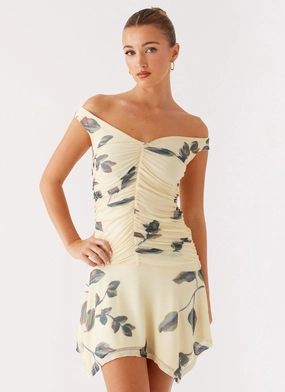 Fit Clean Light Outfit Josette Mini Dress - Buttercream Bliss