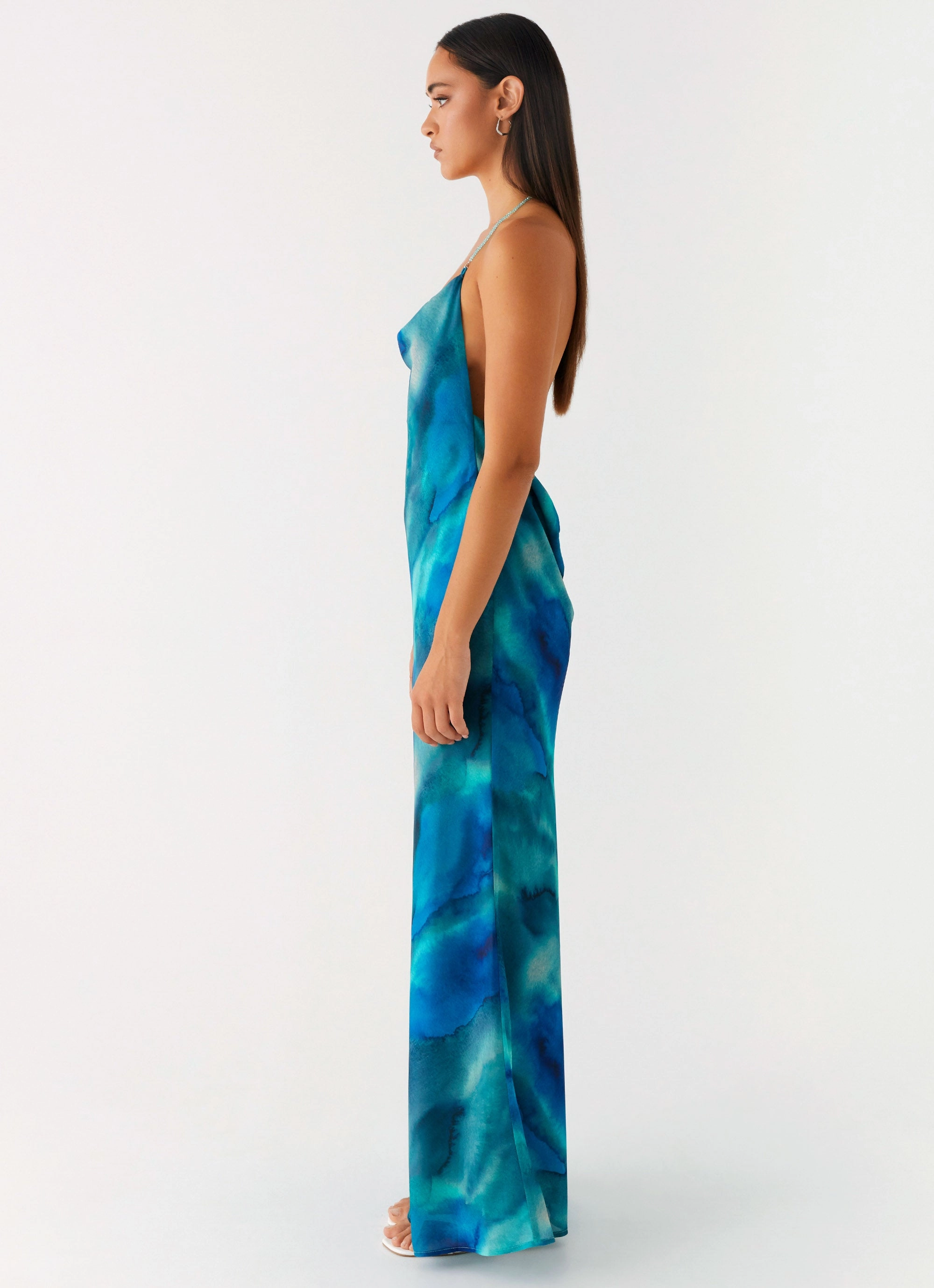 Journey Maxi Dress - Blue Tie Dye Daily Comfort