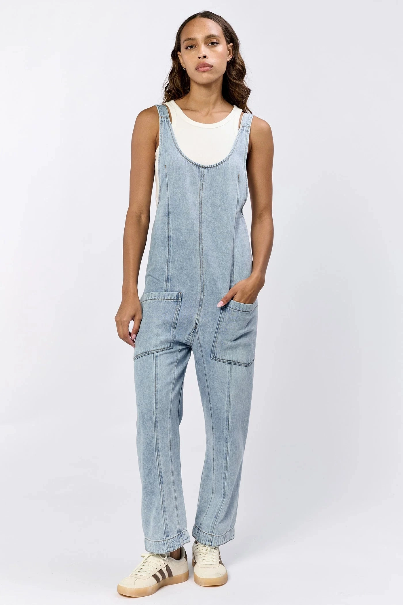 Julie Denim Jumpsuit Non Bulk