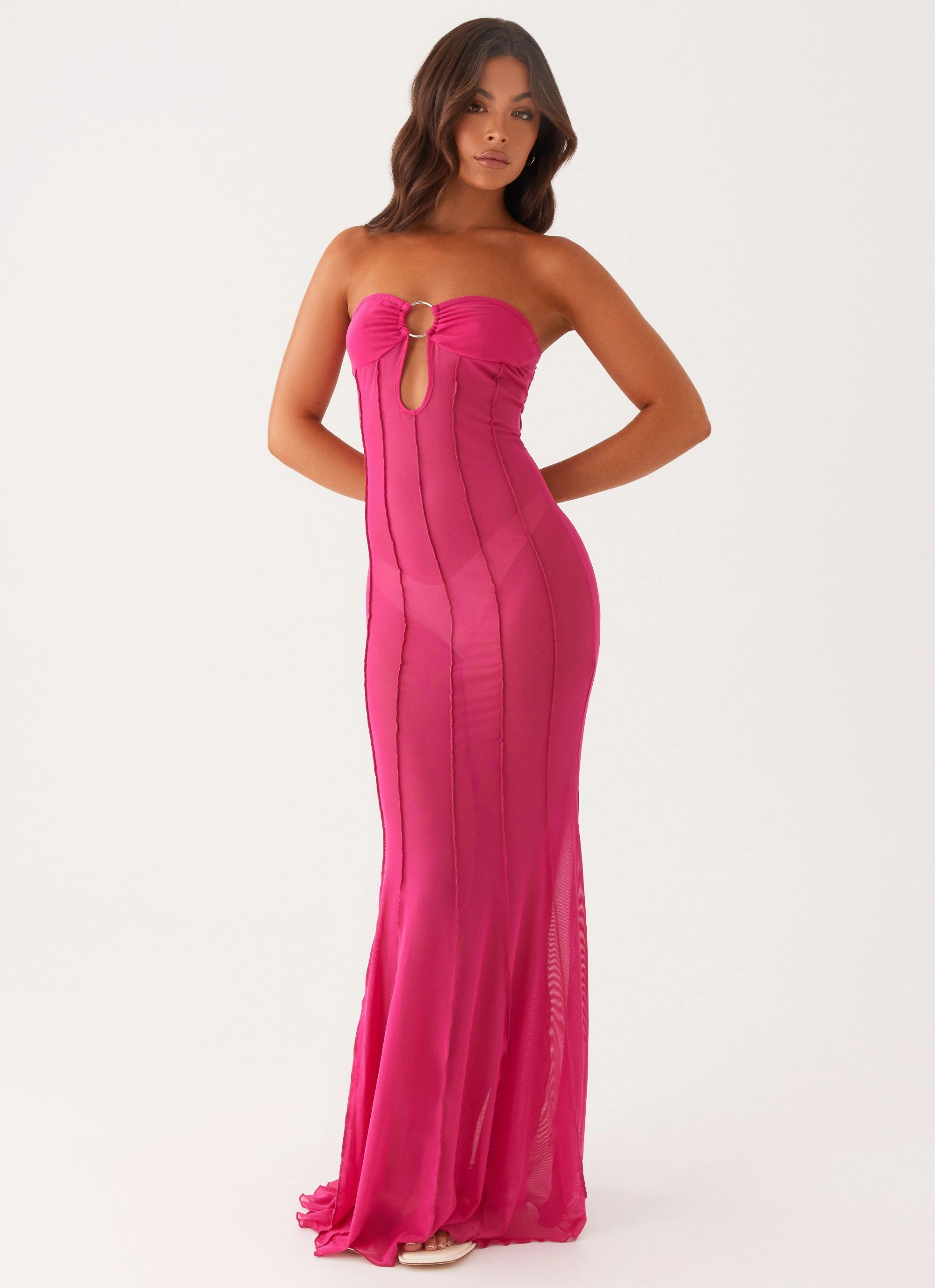 urban vibe Kennedy Maxi Dress - Fuchsia