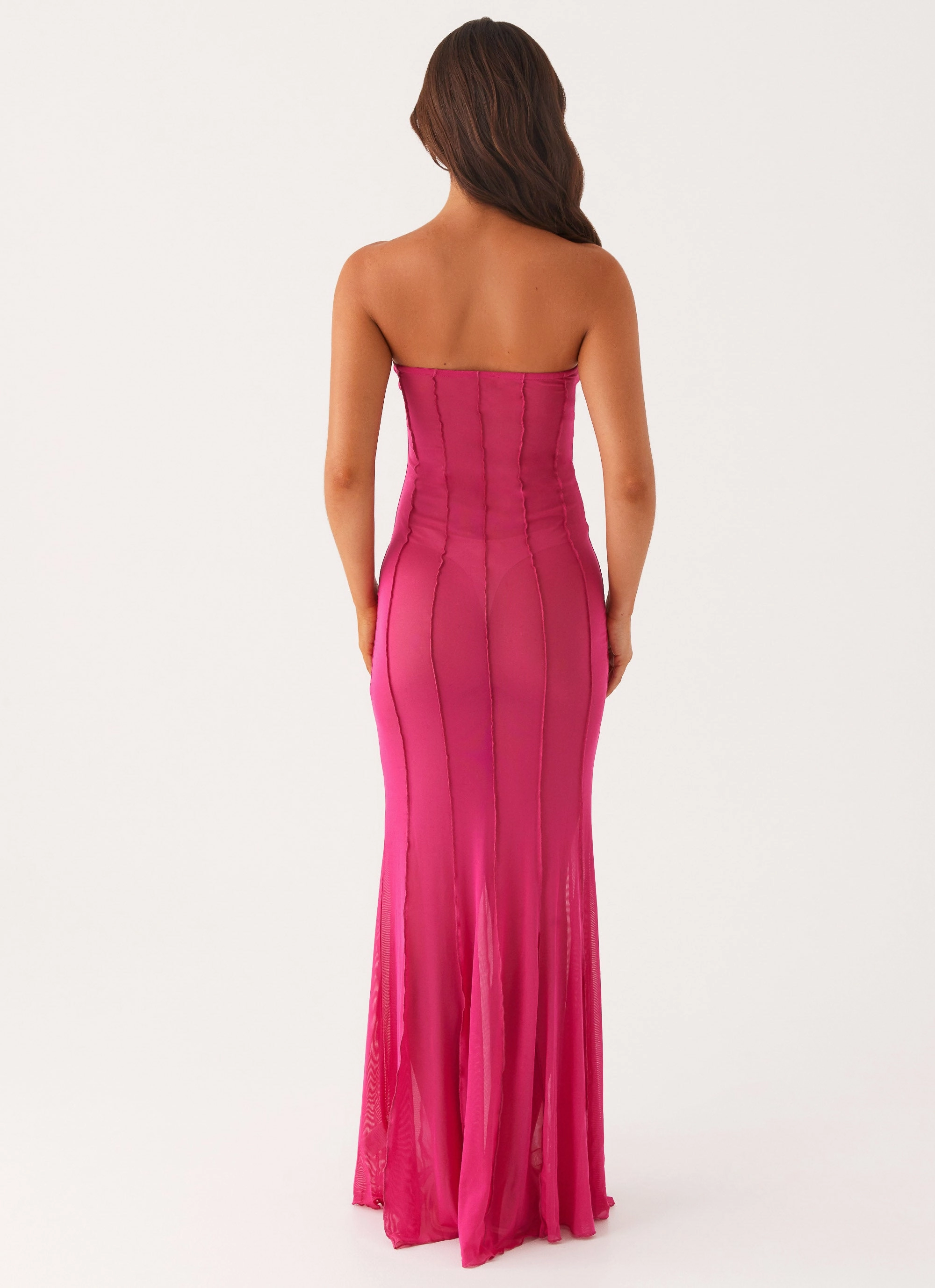 Kennedy Maxi Dress - Fuchsia Perfect Look Sophisticated and Relaxed