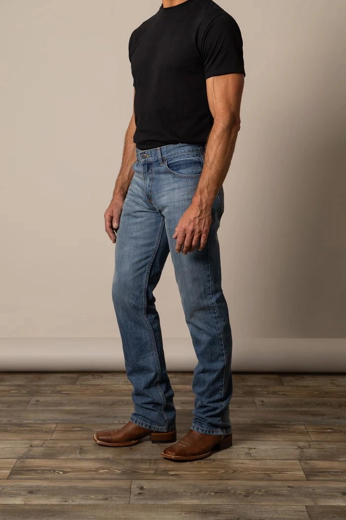 Kimes Ranch Mens Barney Light Wash 100% Cotton Jeans City Walk Smart Casual Soft Stretch