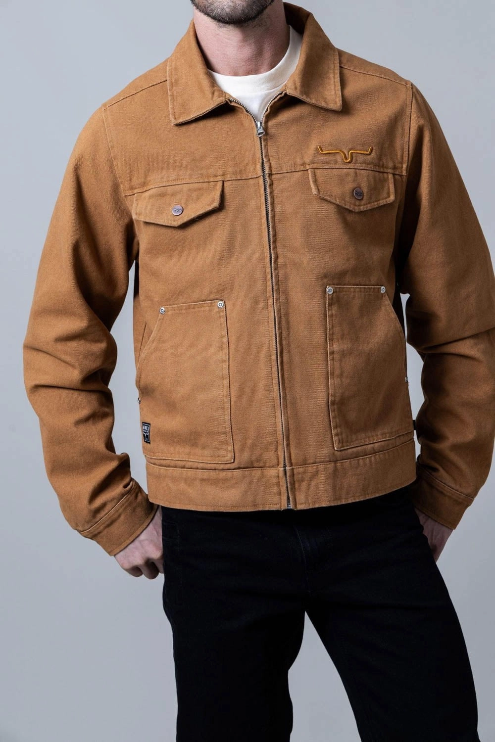 Detachable Components CompressionResistant Kimes Ranch Mens Logan WW Brown 100% Cotton Jacket