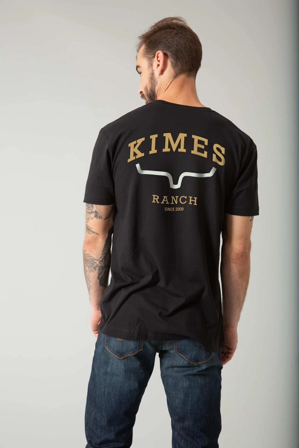 Wedding Kimes Ranch Mens Since 2009 Black Cotton Blend S/S T-Shirt