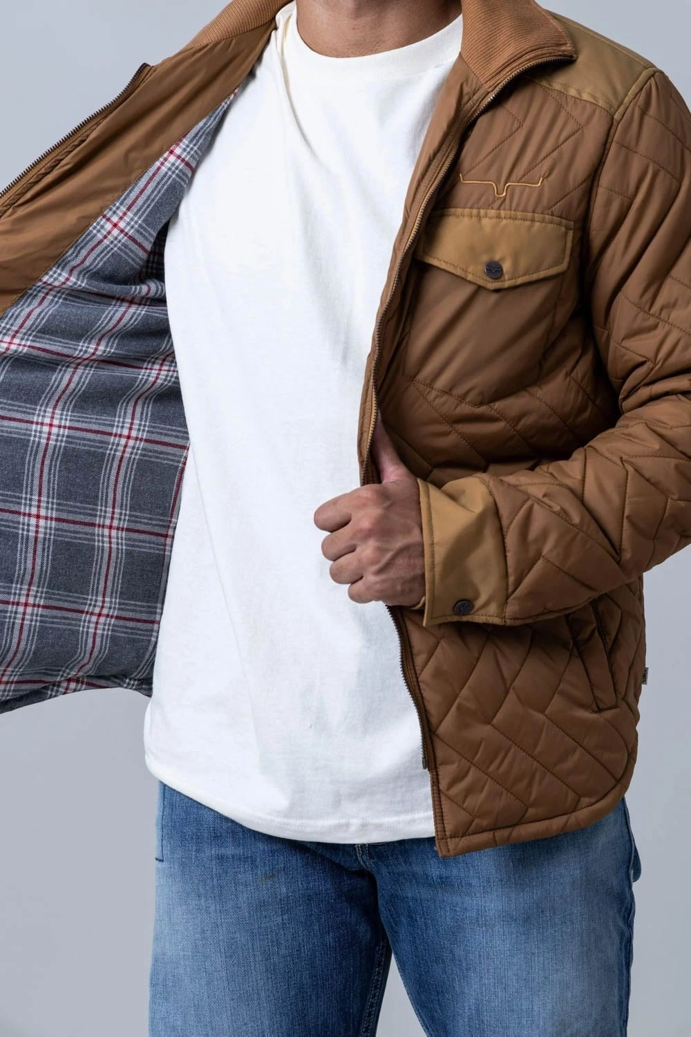 Quick Dry Fabric Kimes Ranch Mens Skink WW Brown 100% Polyester Insulated Jacket